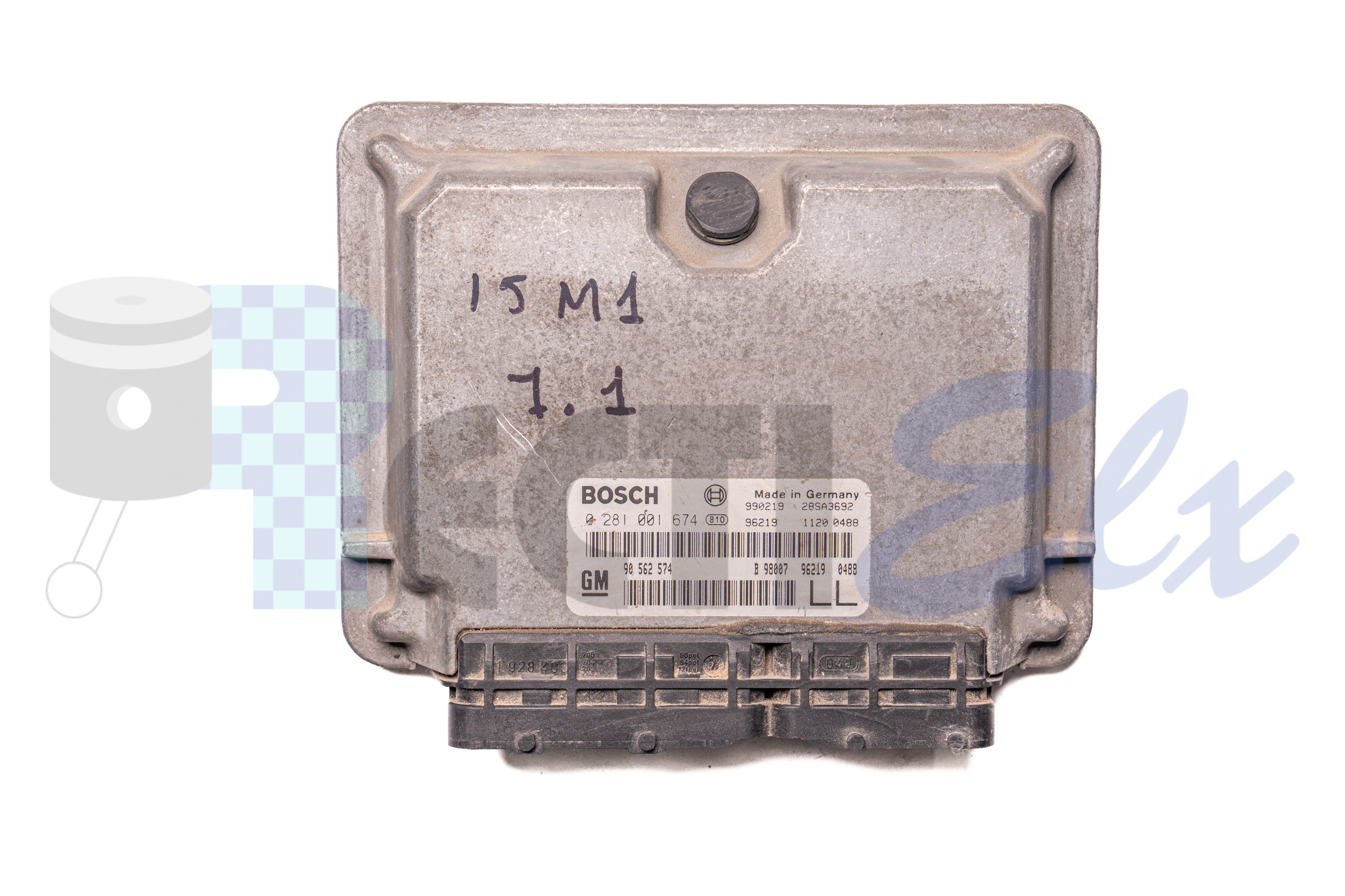 centralita de motor 0281001674 bosch (uce/ecu) para opel