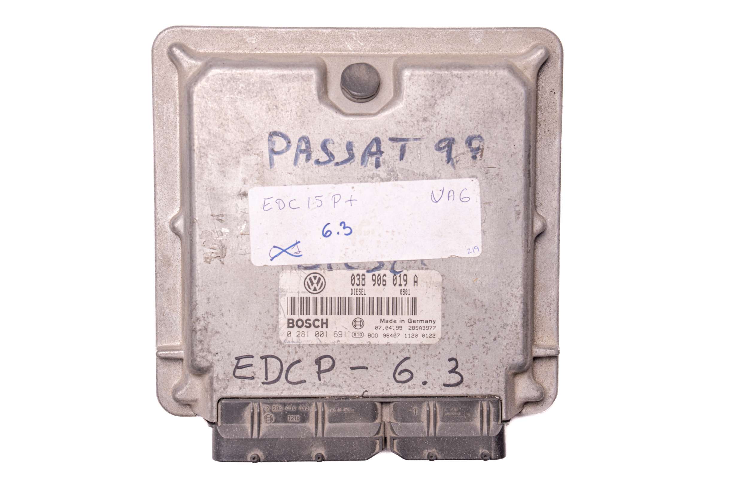 centralita de motor 0281001691 bosch (uce/ecu) para volkswagen