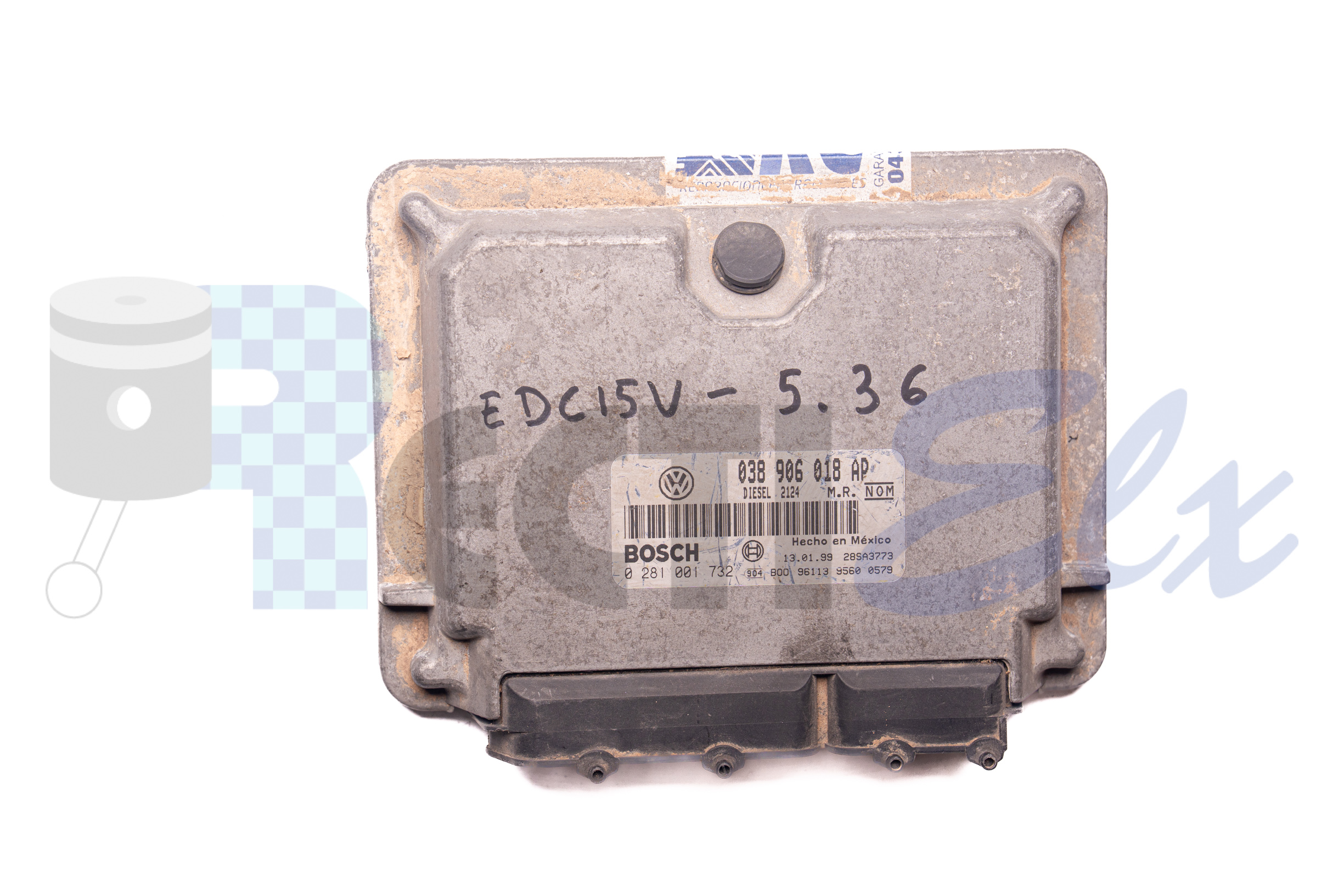 centralita de motor 0281001732 bosch (uce/ecu) para volkswagen
