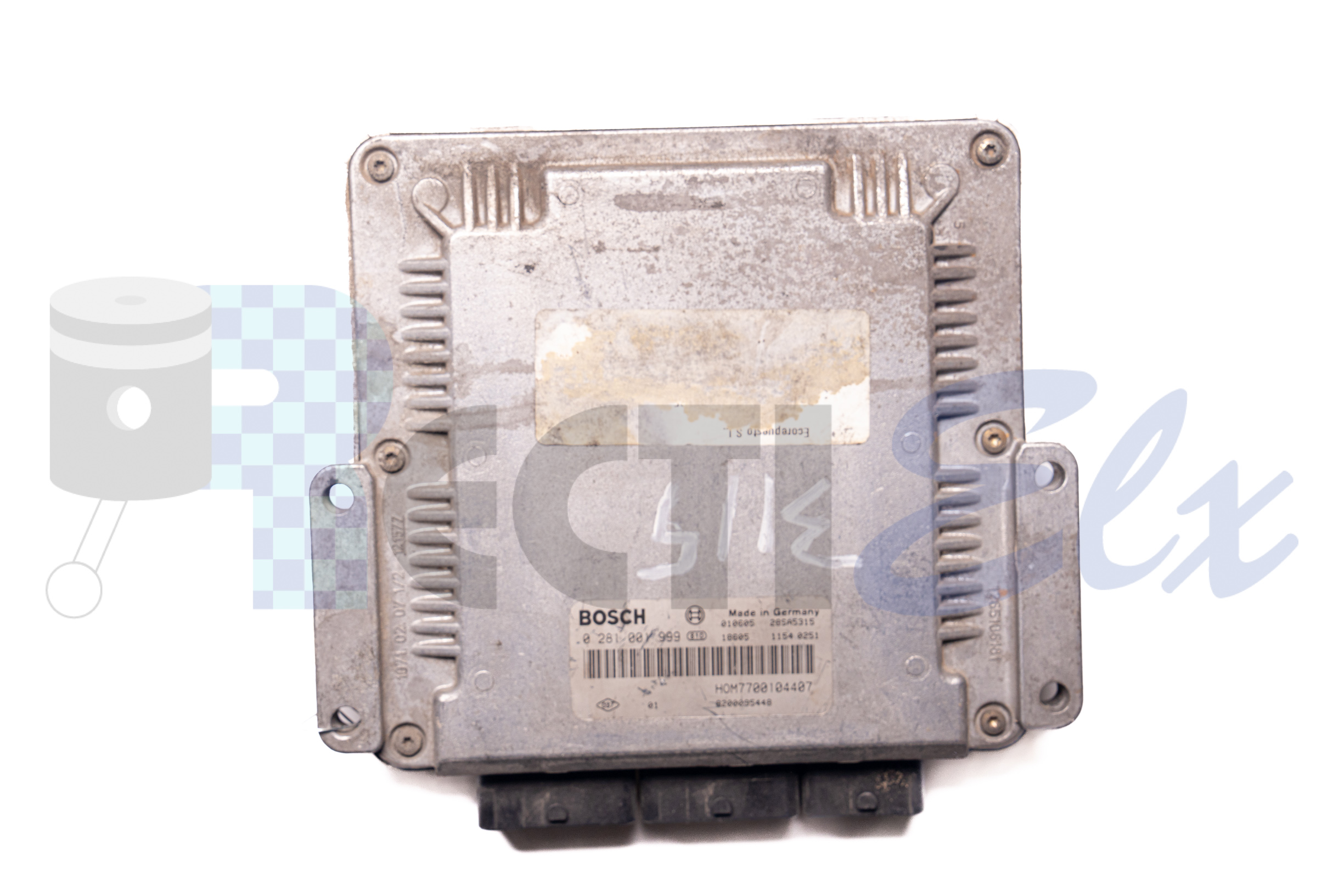 centralita de motor 0281001999 bosch (uce/ecu) para renault