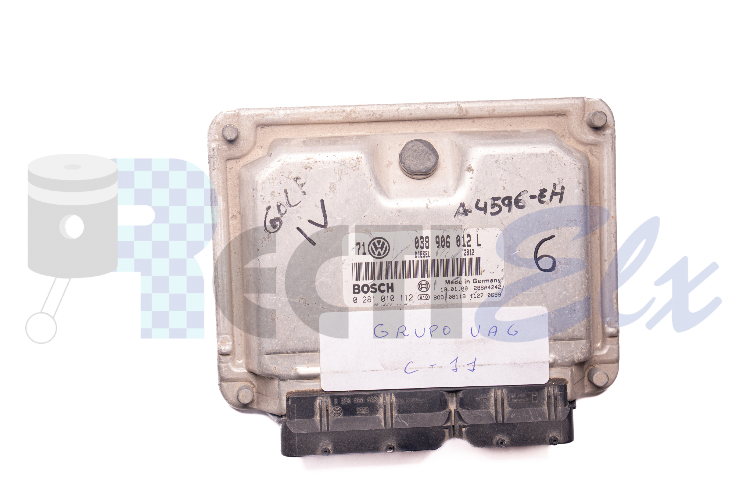 centralita de motor 0281010112 bosch (uce/ecu) para volkswagen