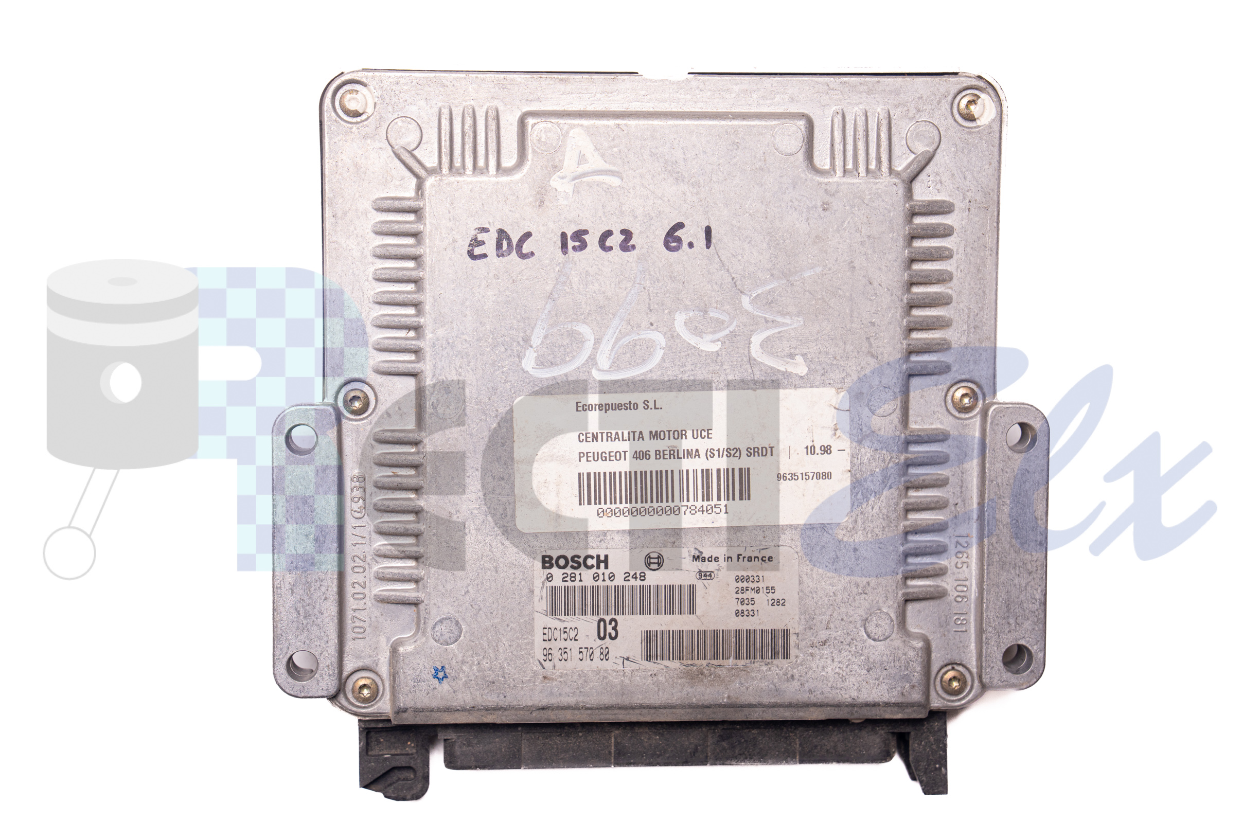 centralita de motor 0281010248 bosch (uce/ecu) para peugeot