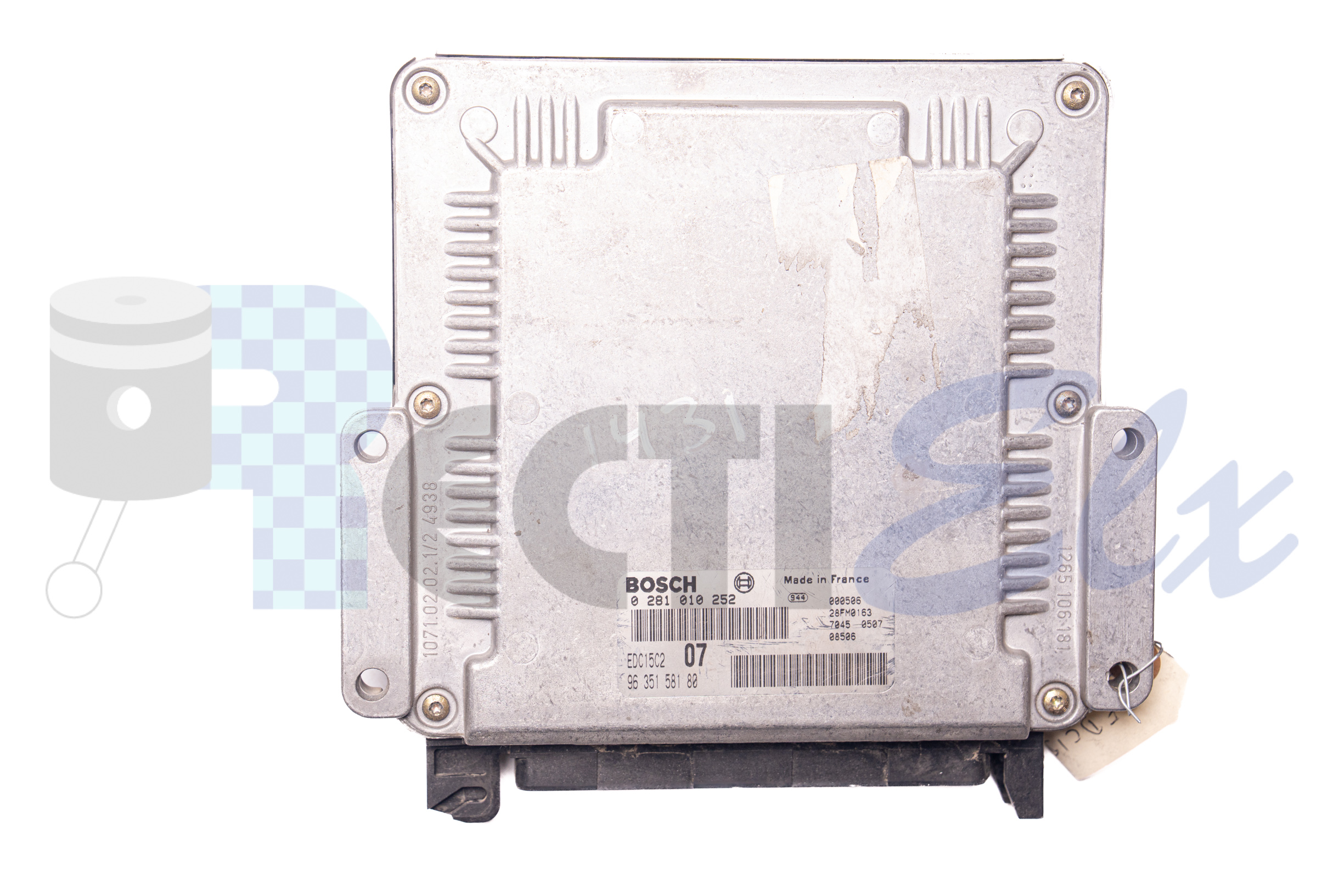 centralita de motor 0281010252 bosch (uce/ecu) para citroen, peugeot