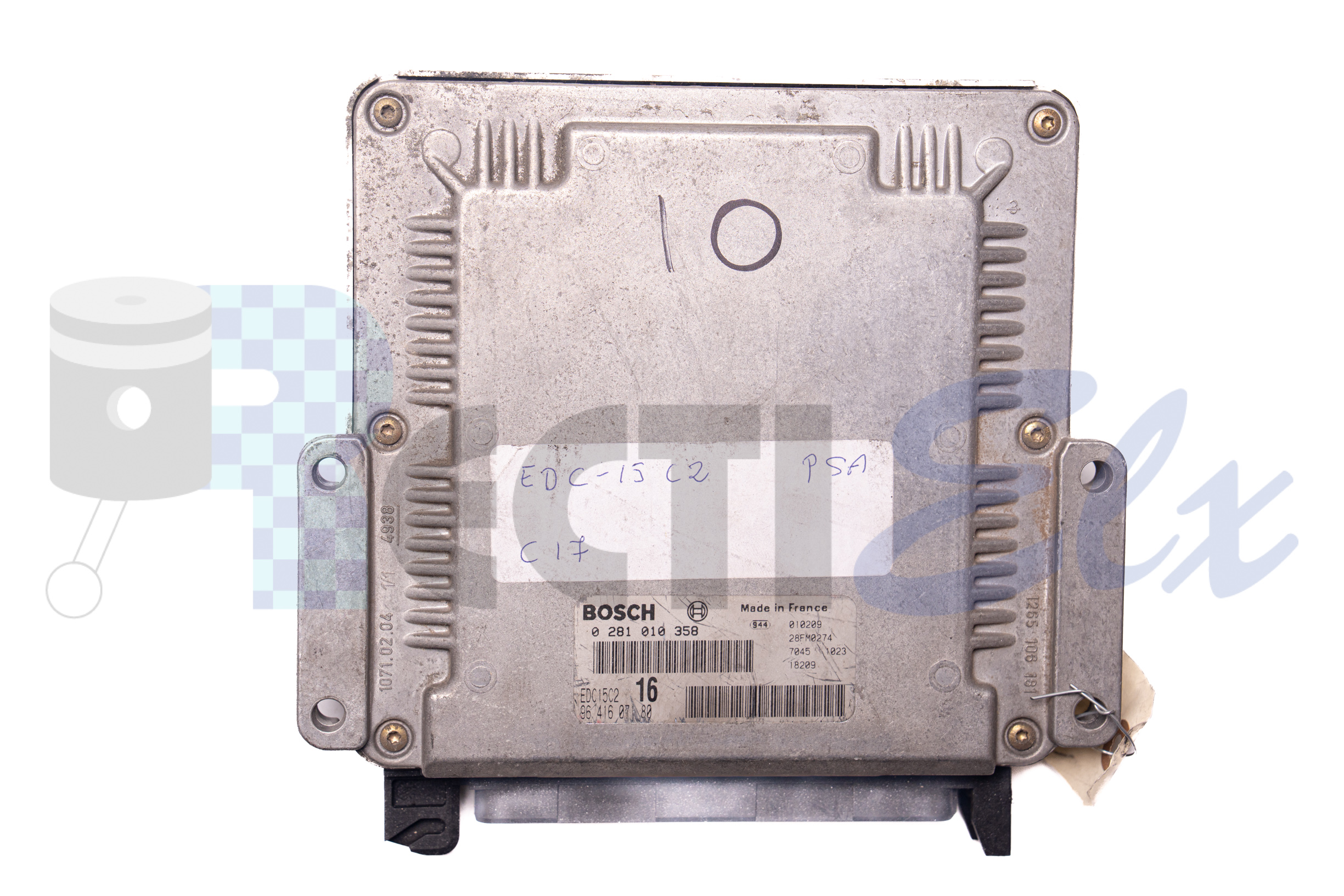 centralita de motor 0281010358 bosch (uce/ecu) para citroen, peugeot