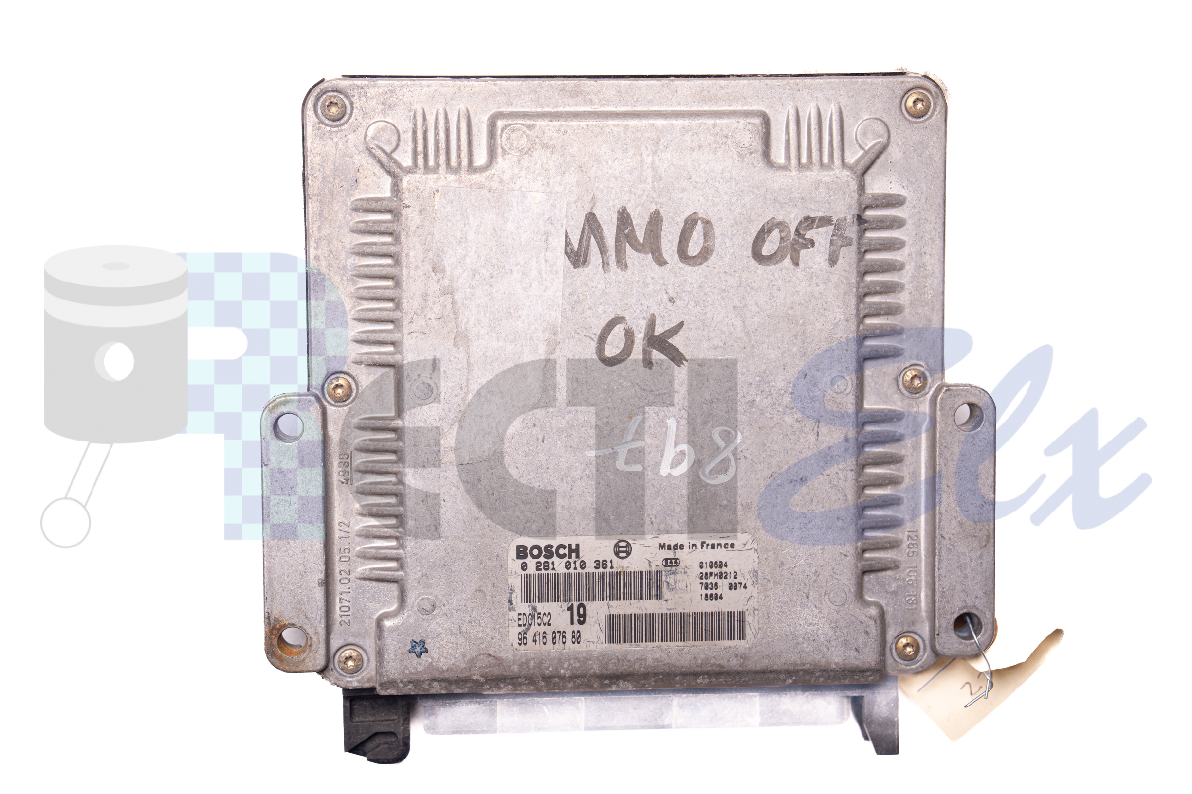centralita de motor 0281010361 bosch (uce/ecu) para peugeot