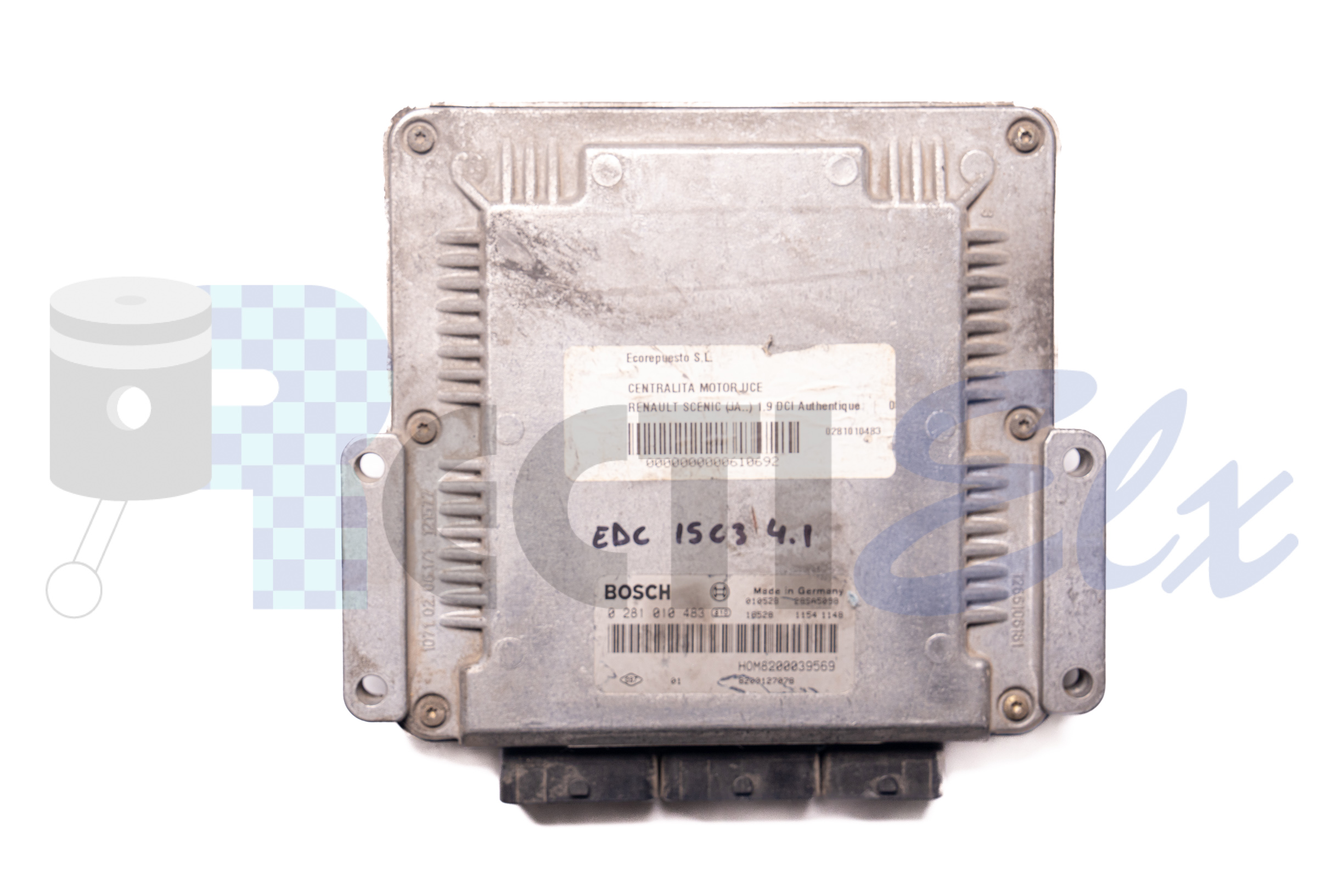 centralita de motor 0281010483 bosch (uce/ecu) para renault