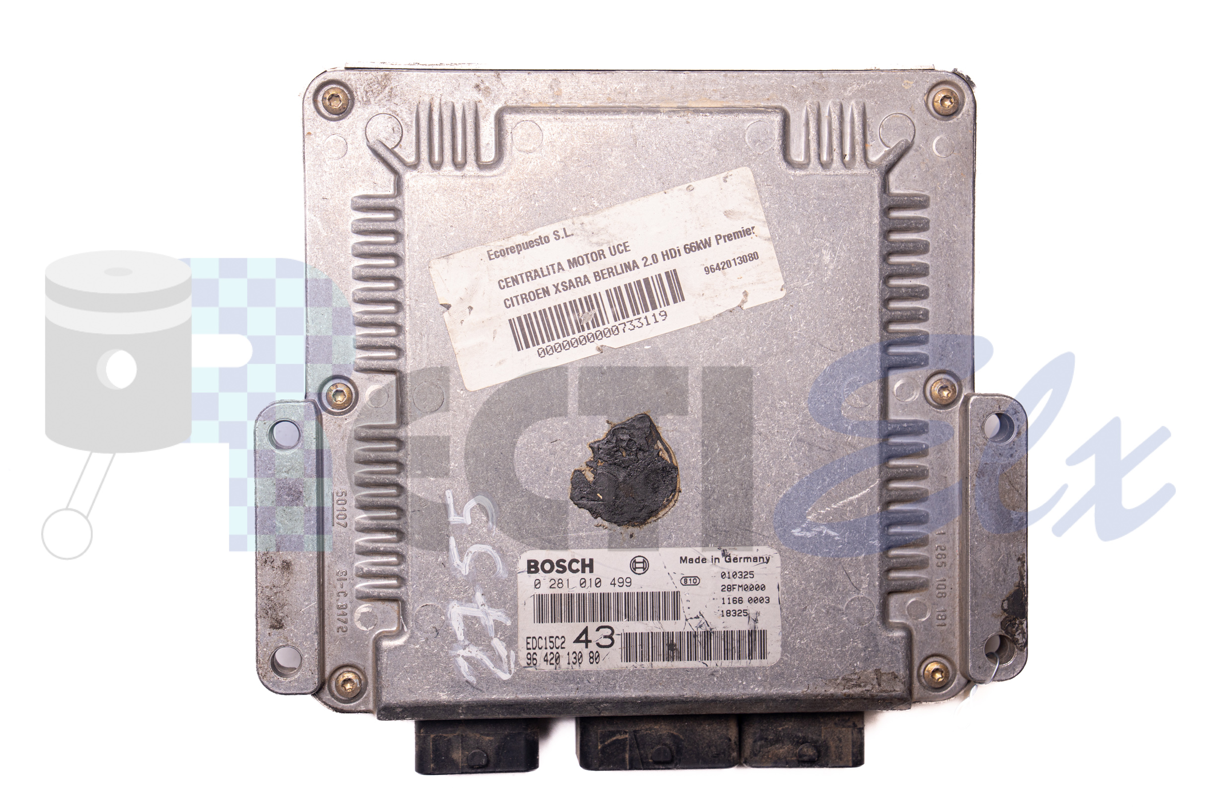 centralita de motor 0281010499 bosch (uce/ecu) para citroen