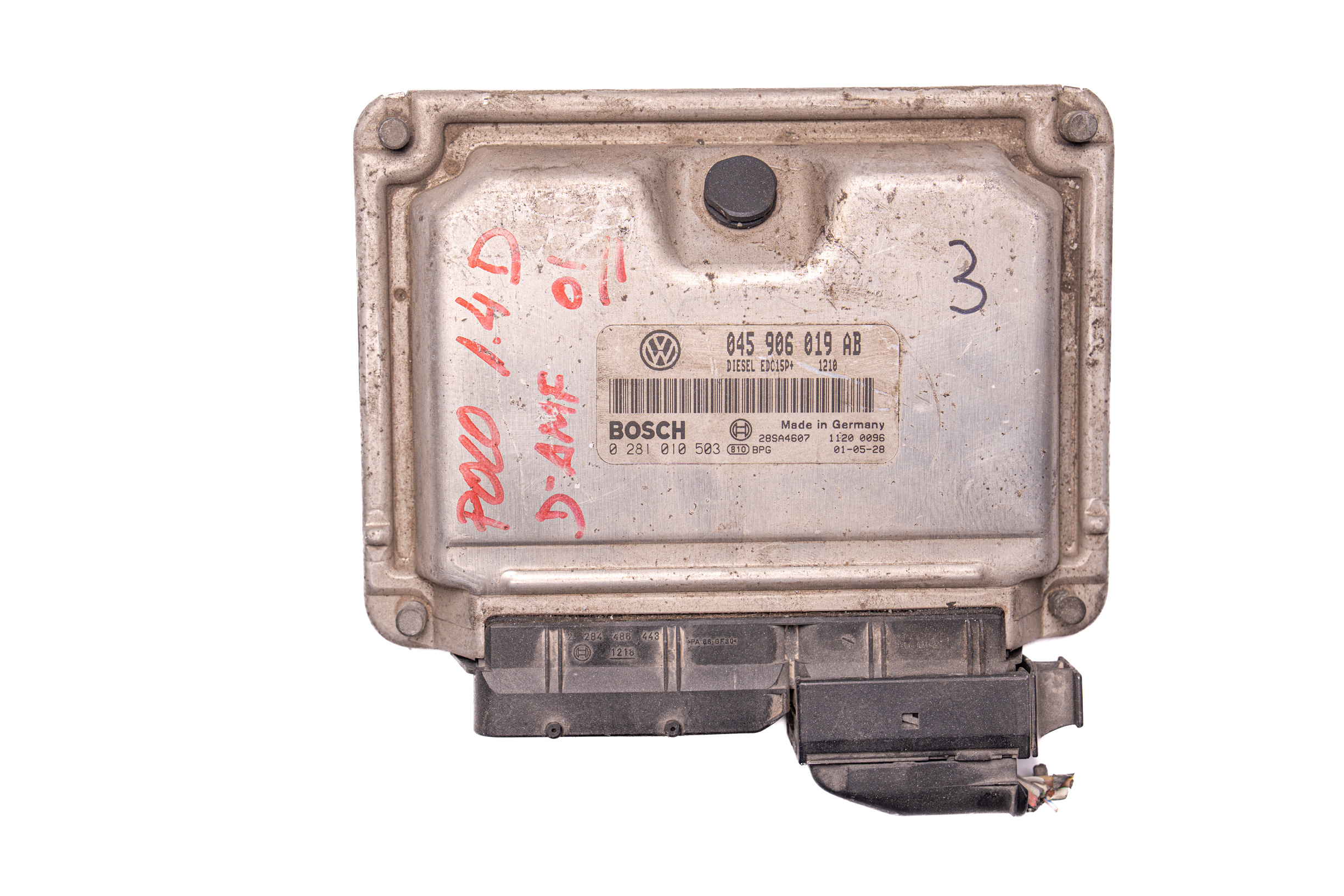 centralita de motor 0281010503 bosch (uce/ecu) para volkswagen