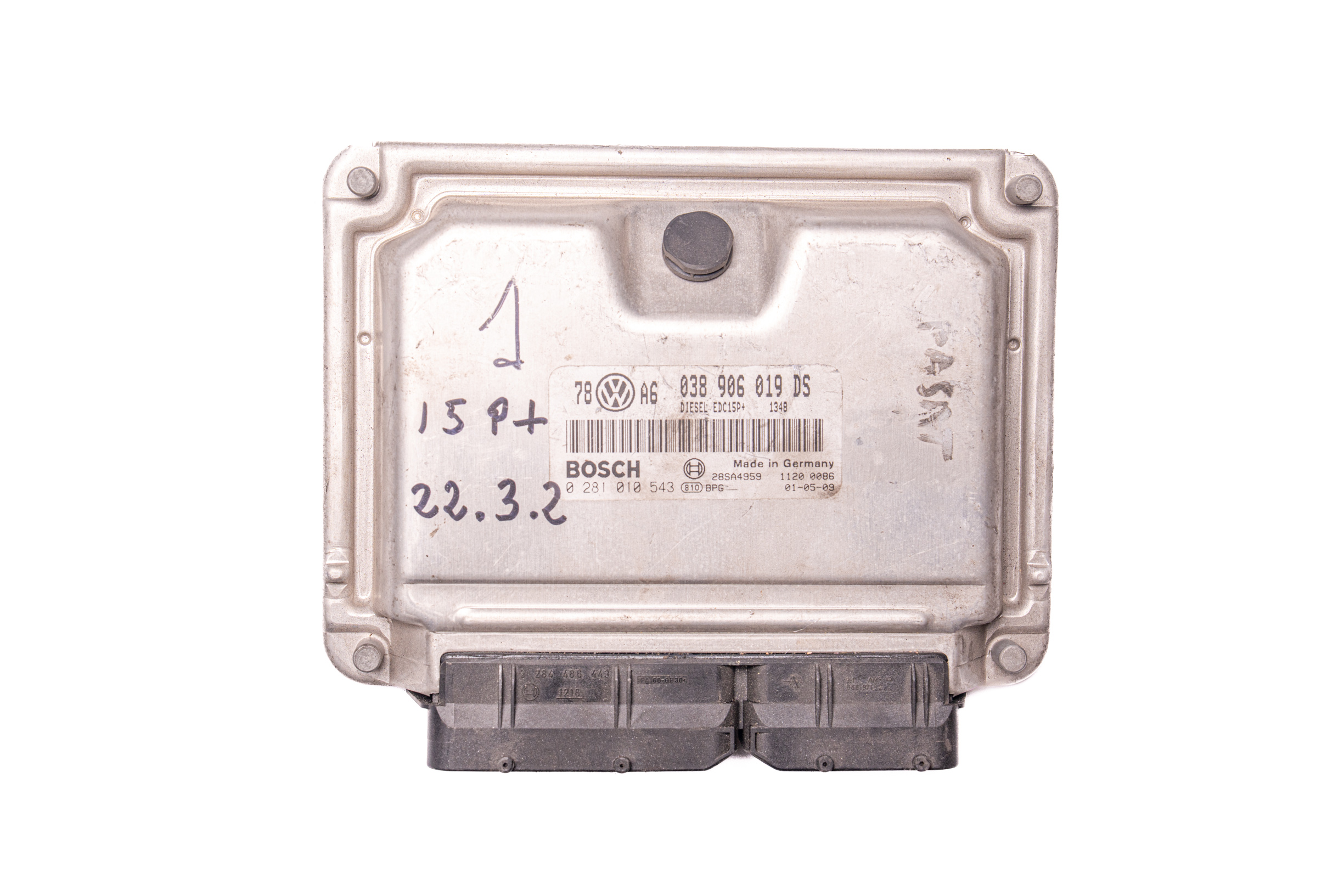 centralita de motor 0281010543 bosch (uce/ecu) para volkswagen