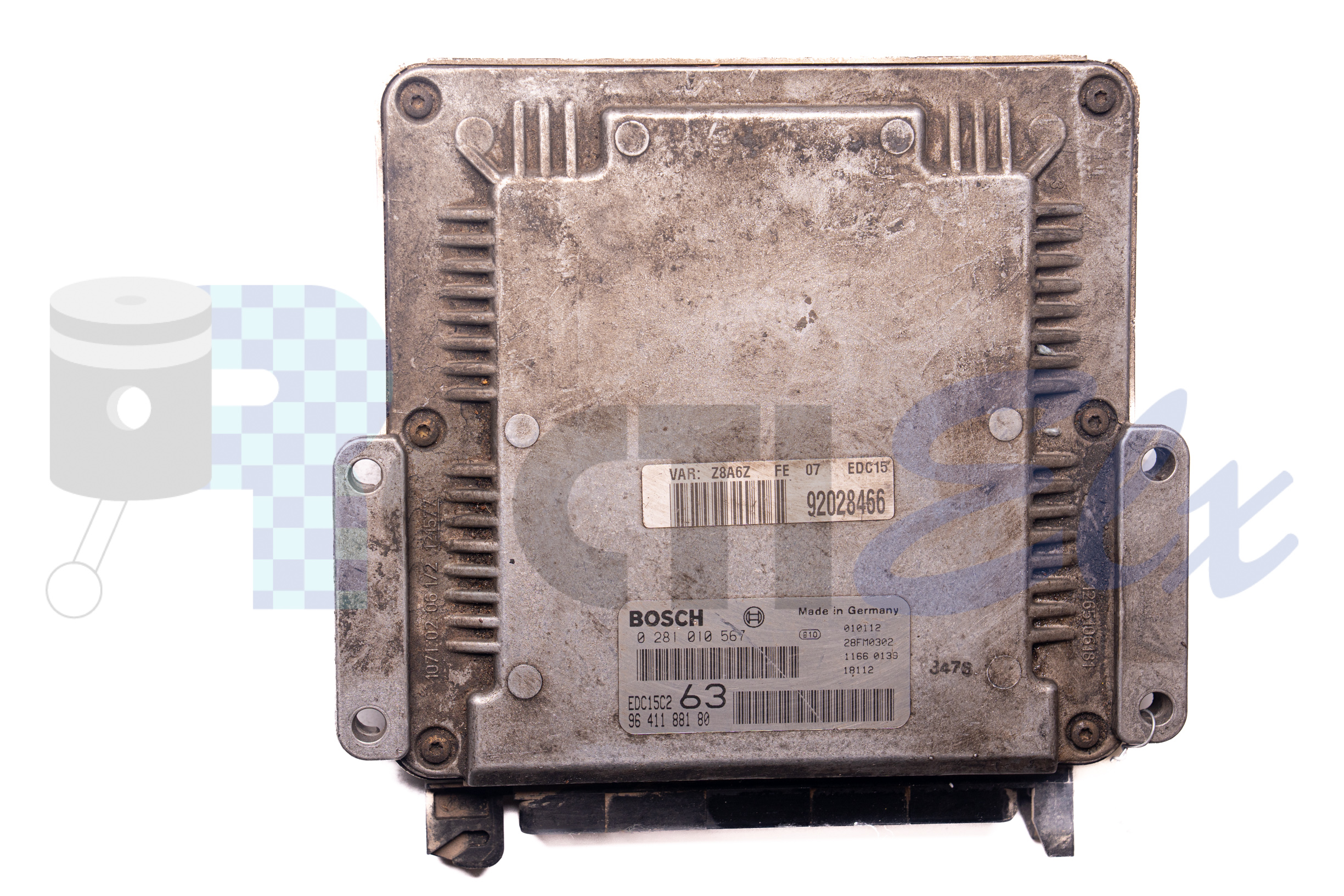 centralita de motor 0281010567 bosch (uce/ecu) para peugeot