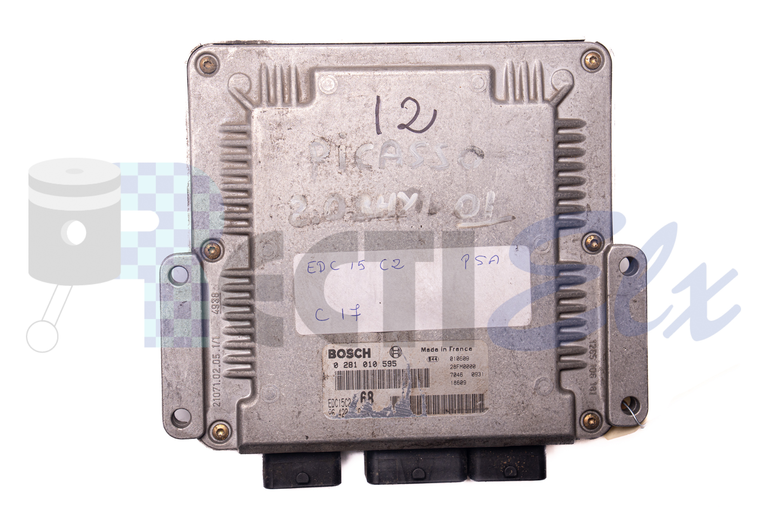 centralita de motor 0281010595 bosch (uce/ecu) para citroen