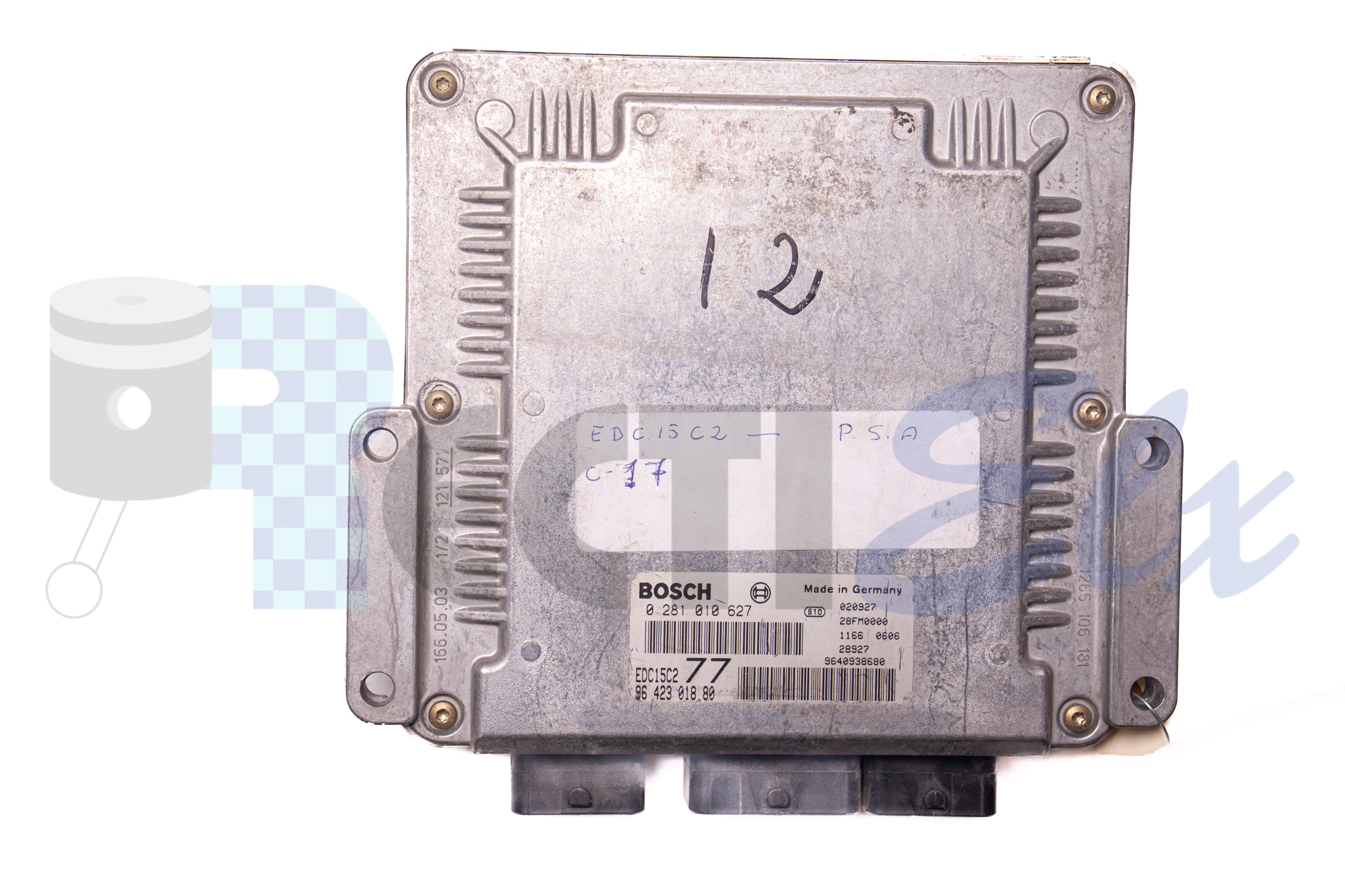 centralita de motor 0281010627 bosch (uce/ecu) para peugeot
