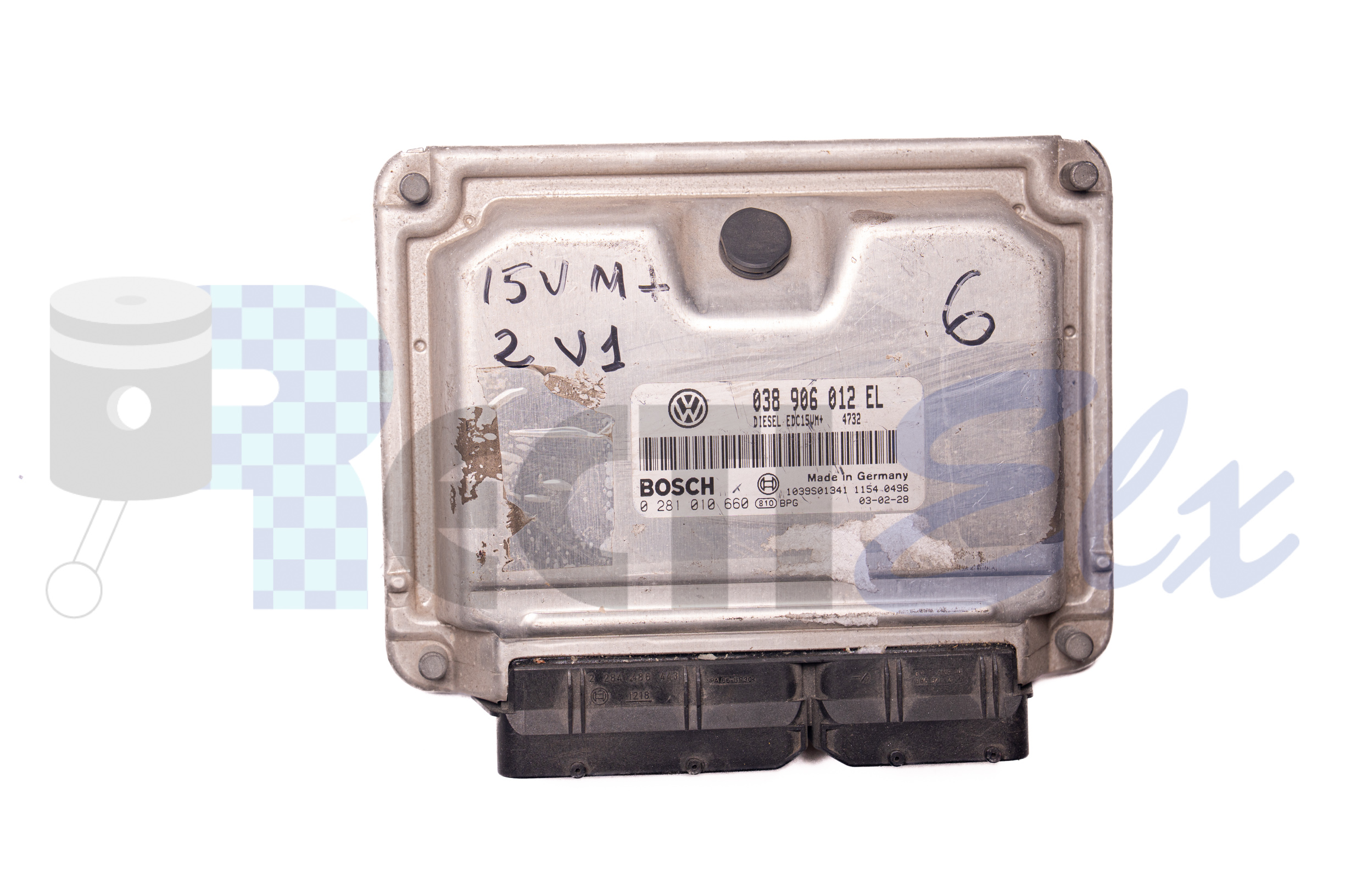 centralita de motor 0281010660 bosch (uce/ecu) para volkswagen, skoda