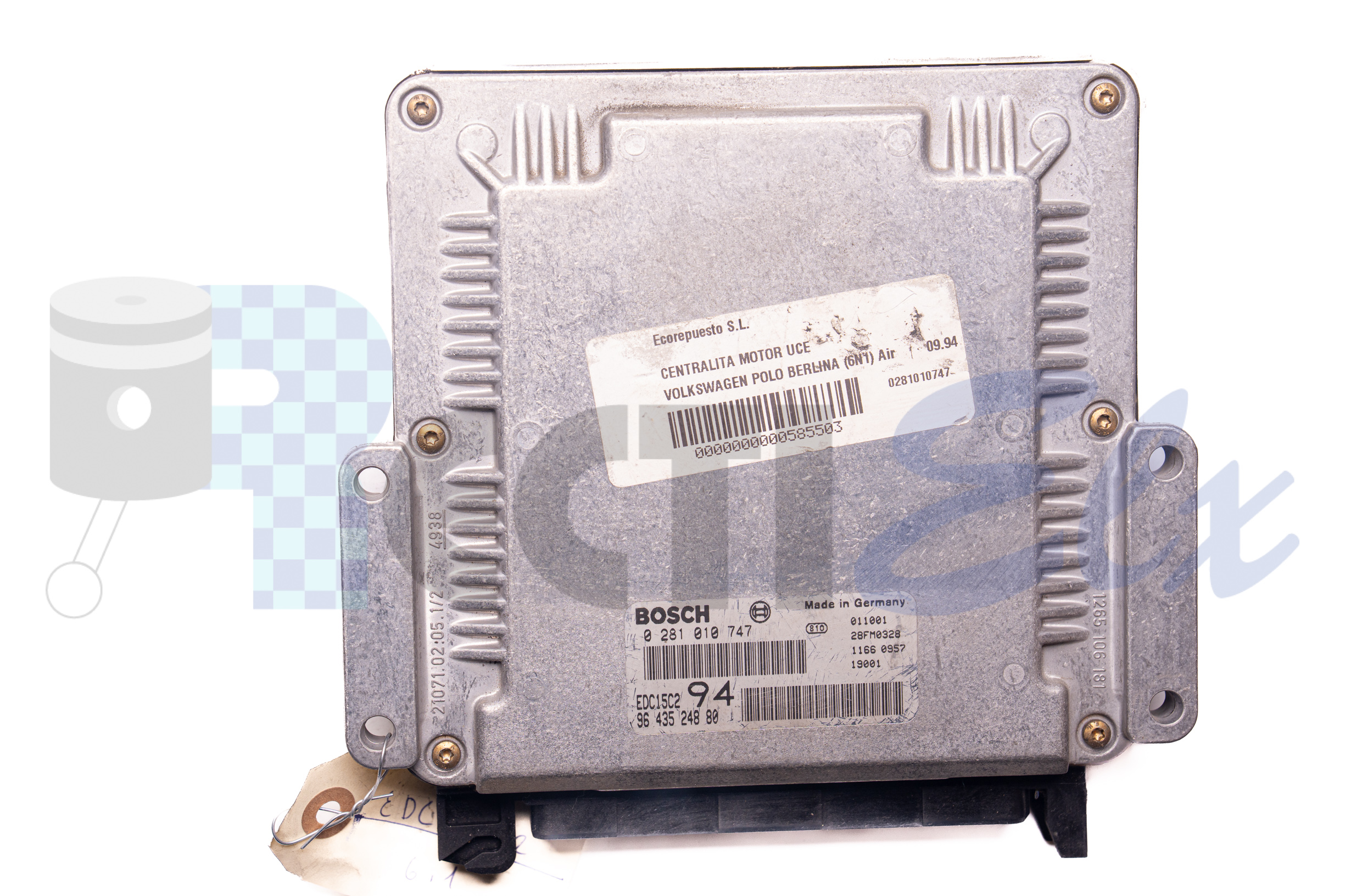 centralita de motor 0281010747 bosch (uce/ecu) para peugeot
