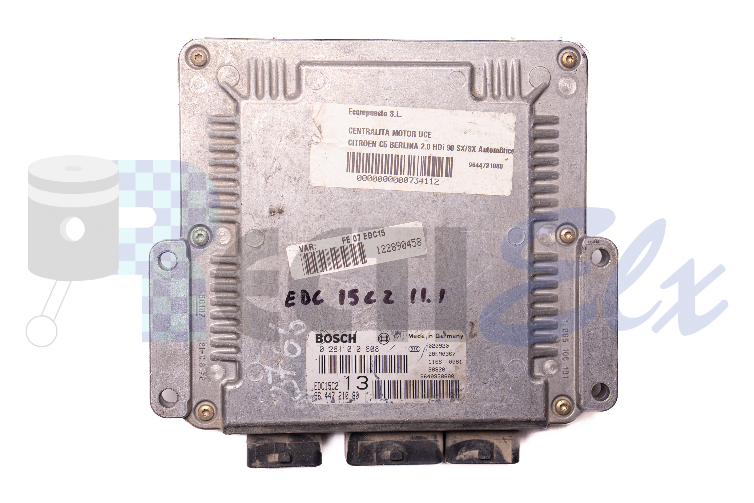 centralita de motor 0281010808 bosch (uce/ecu) para citroen