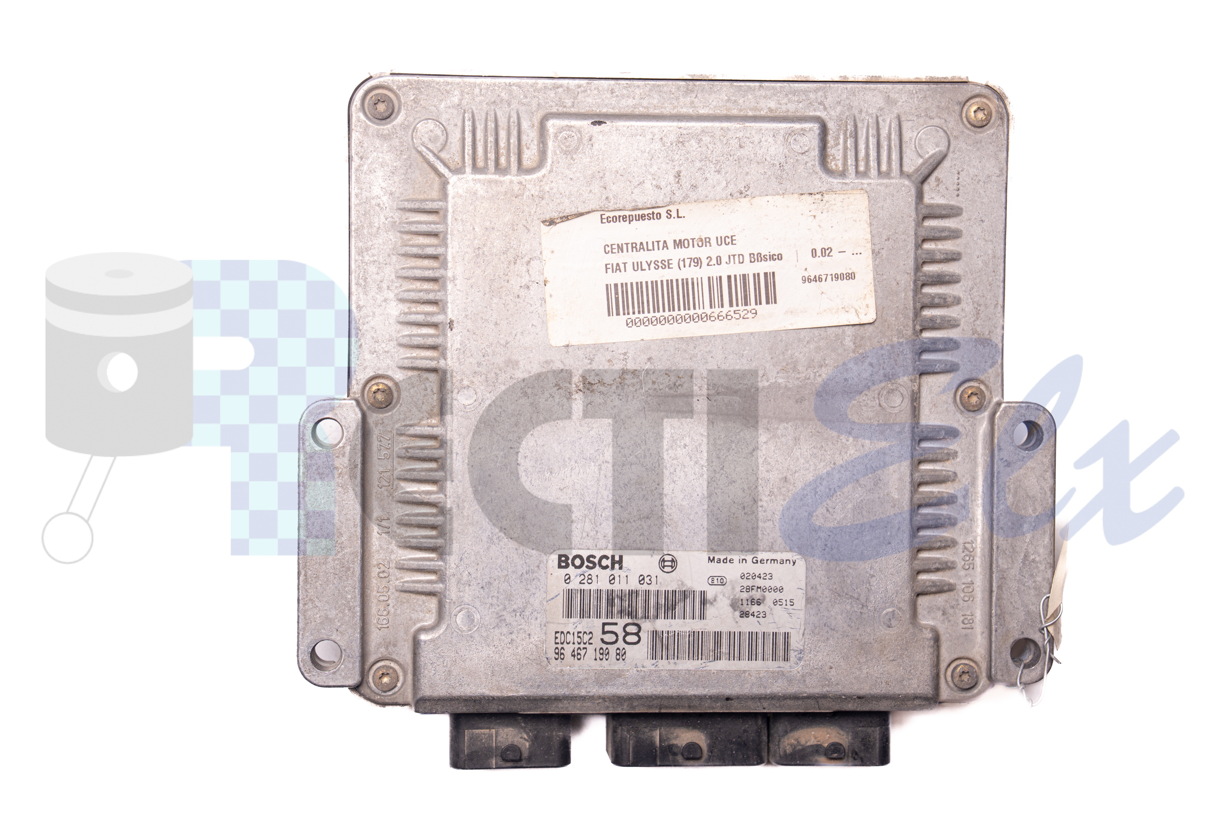 centralita de motor 0281011031 bosch (uce/ecu) para citroen, peugeot