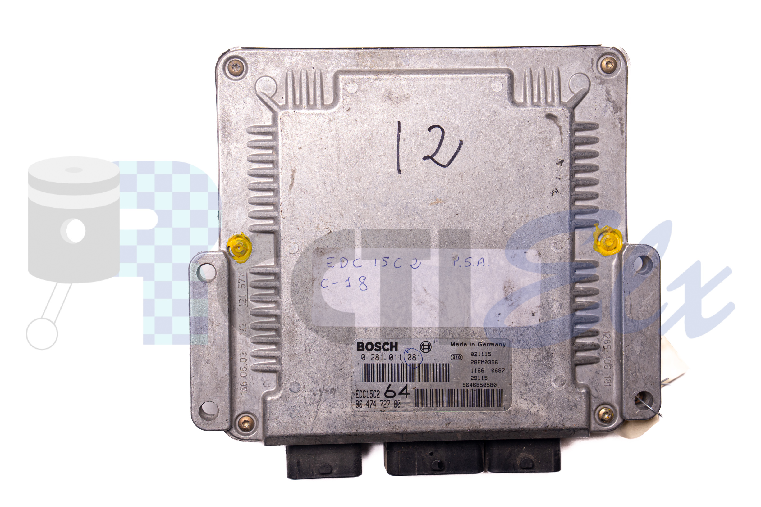 centralita de motor 0281011081 bosch (uce/ecu) para peugeot