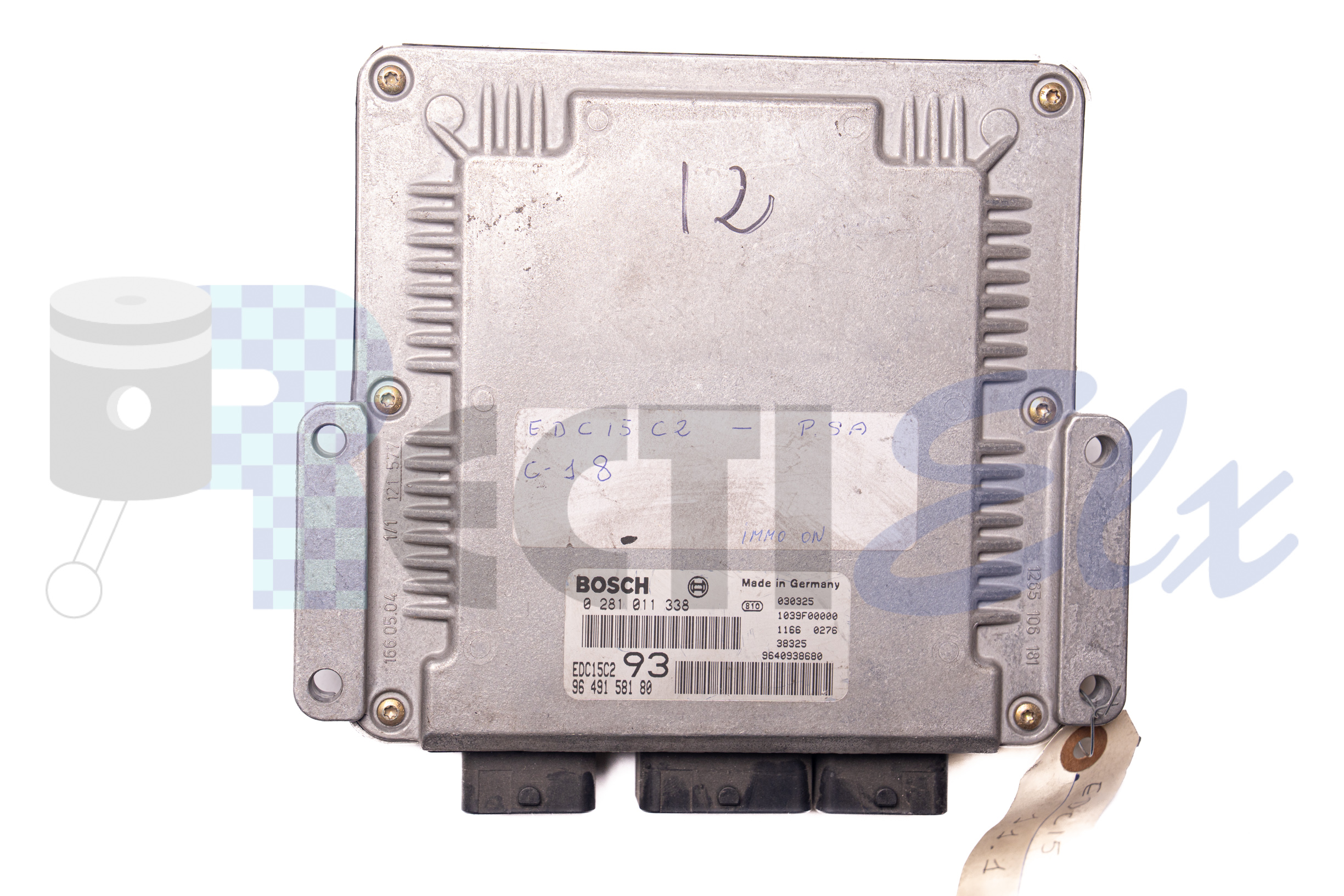 centralita de motor 0281011338 bosch (uce/ecu) para citroen, peugeot