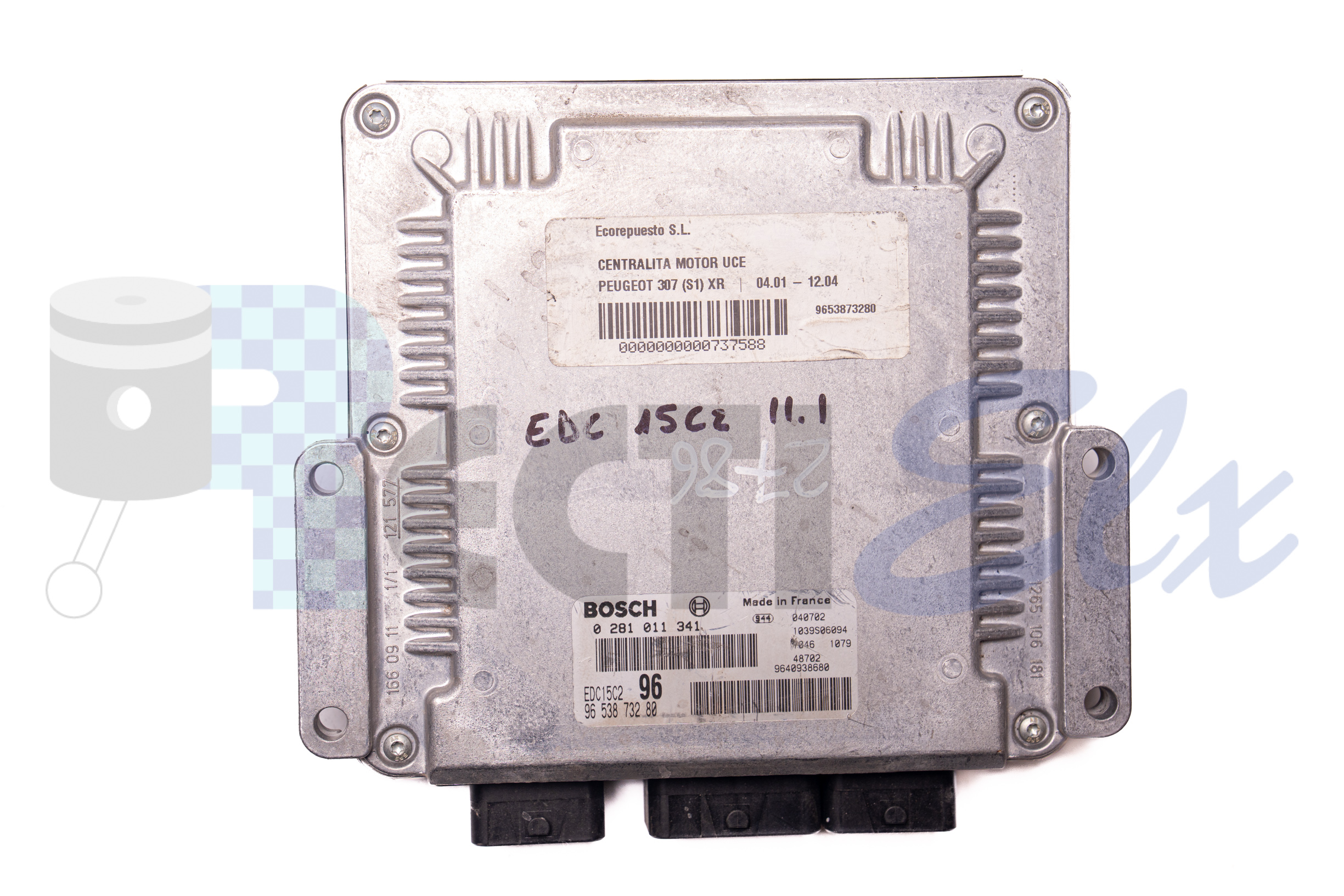 centralita de motor 0281011341 bosch (uce/ecu) para citroen, peugeot