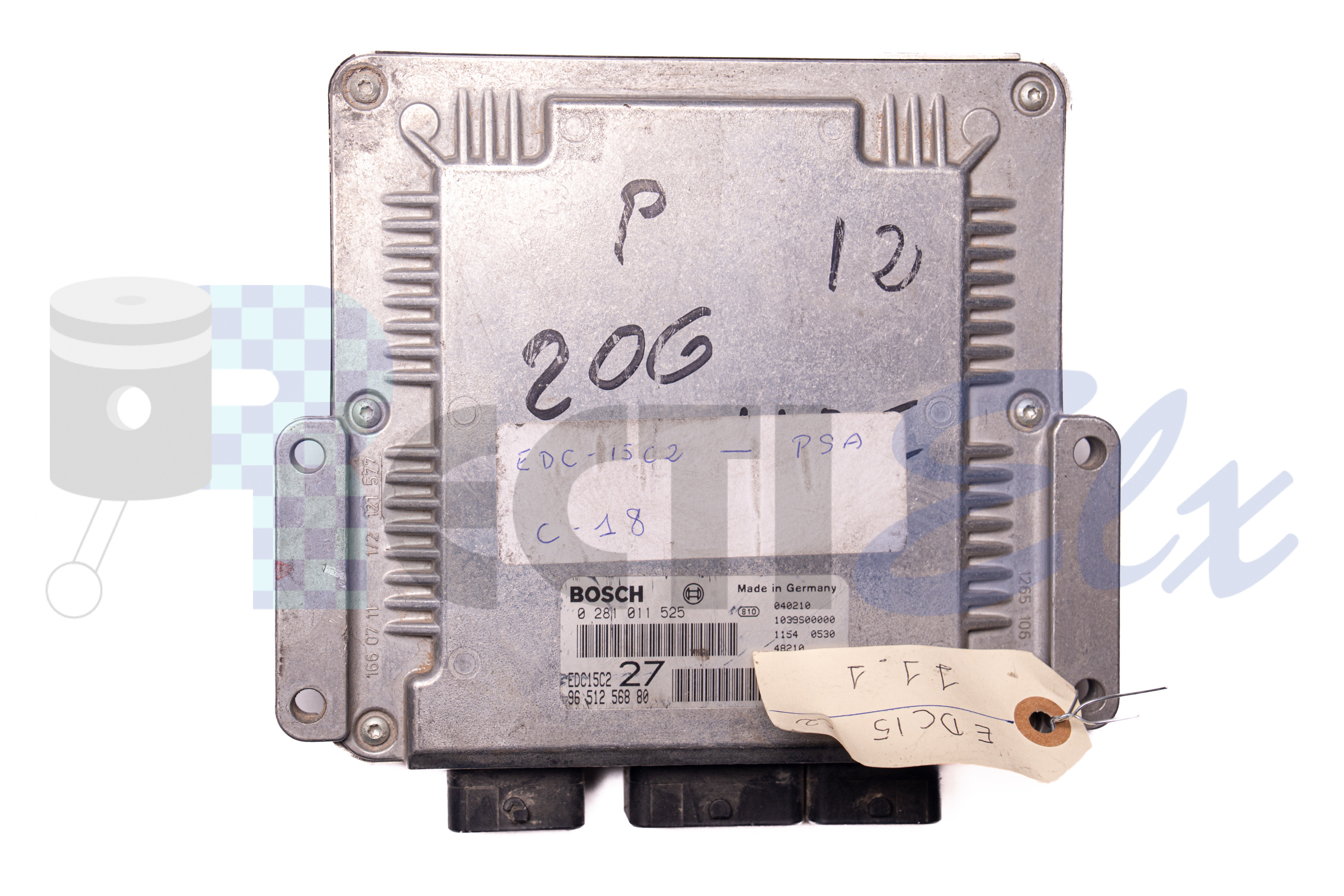 centralita de motor 0281011525 bosch (uce/ecu) para citroen, peugeot