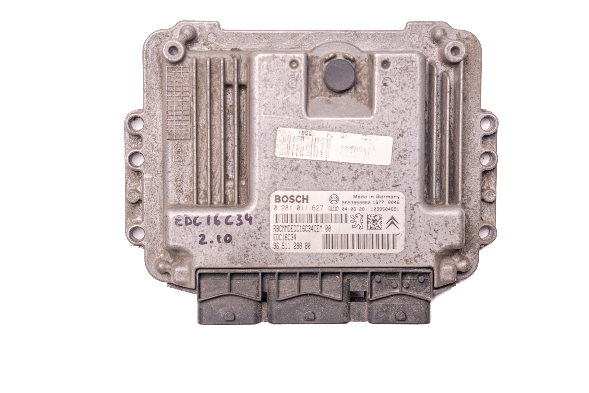 centralita de motor 0281011627 bosch (uce/ecu) para peugeot