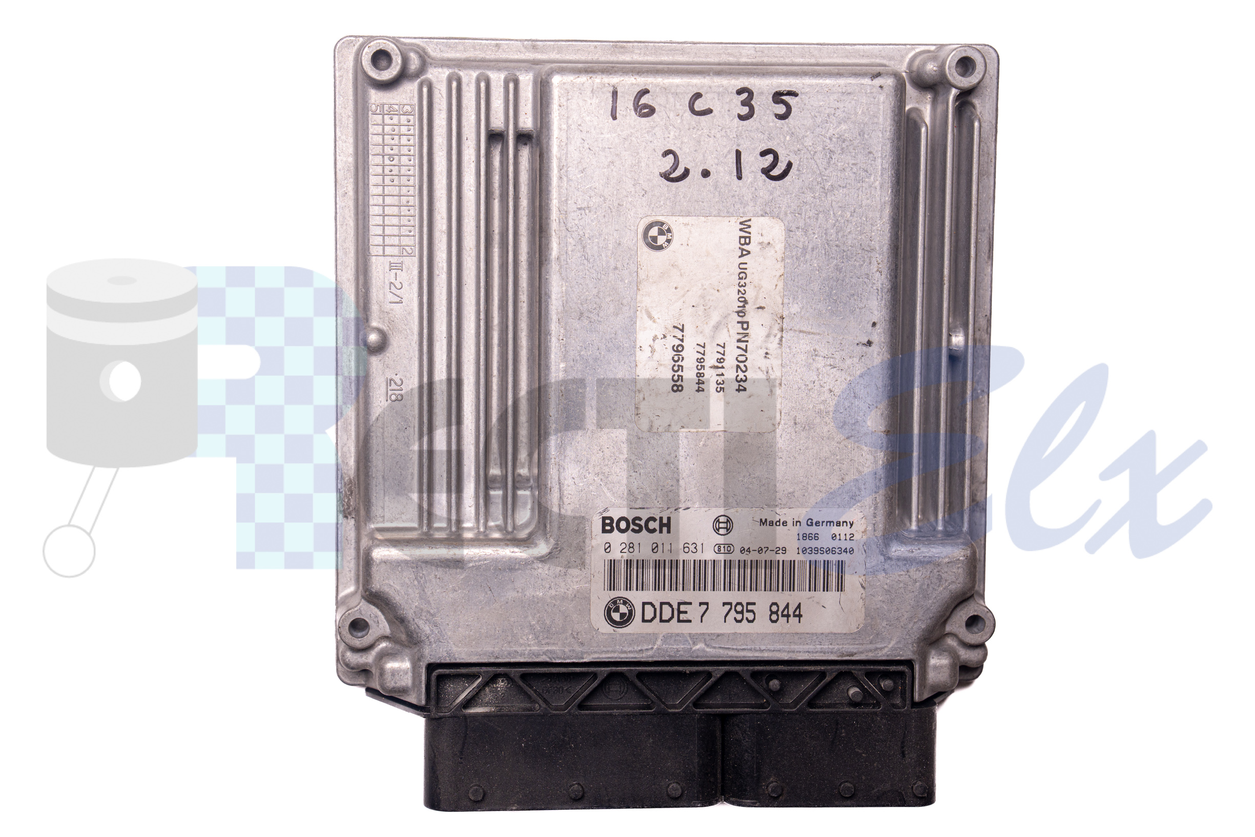 centralita de motor 0281011631 bosch (uce/ecu) para bmw
