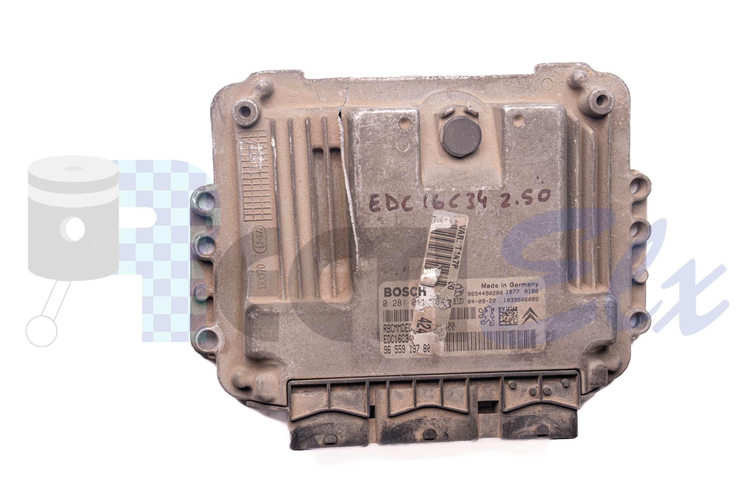 centralita de motor 0281011784 bosch (uce/ecu) para citroen, peugeot