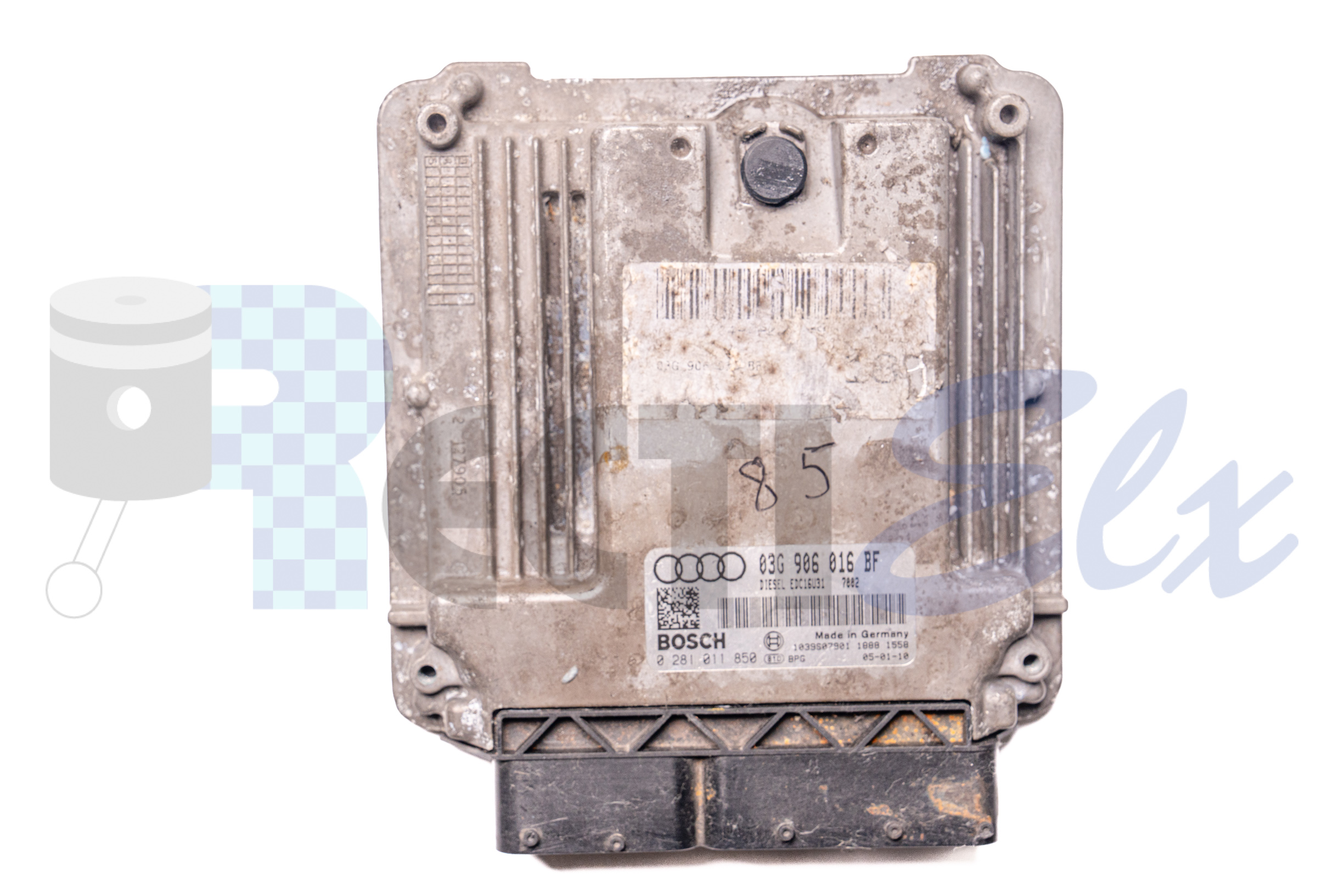 centralita de motor 0281011850 bosch (uce/ecu) para volkswagen, audi
