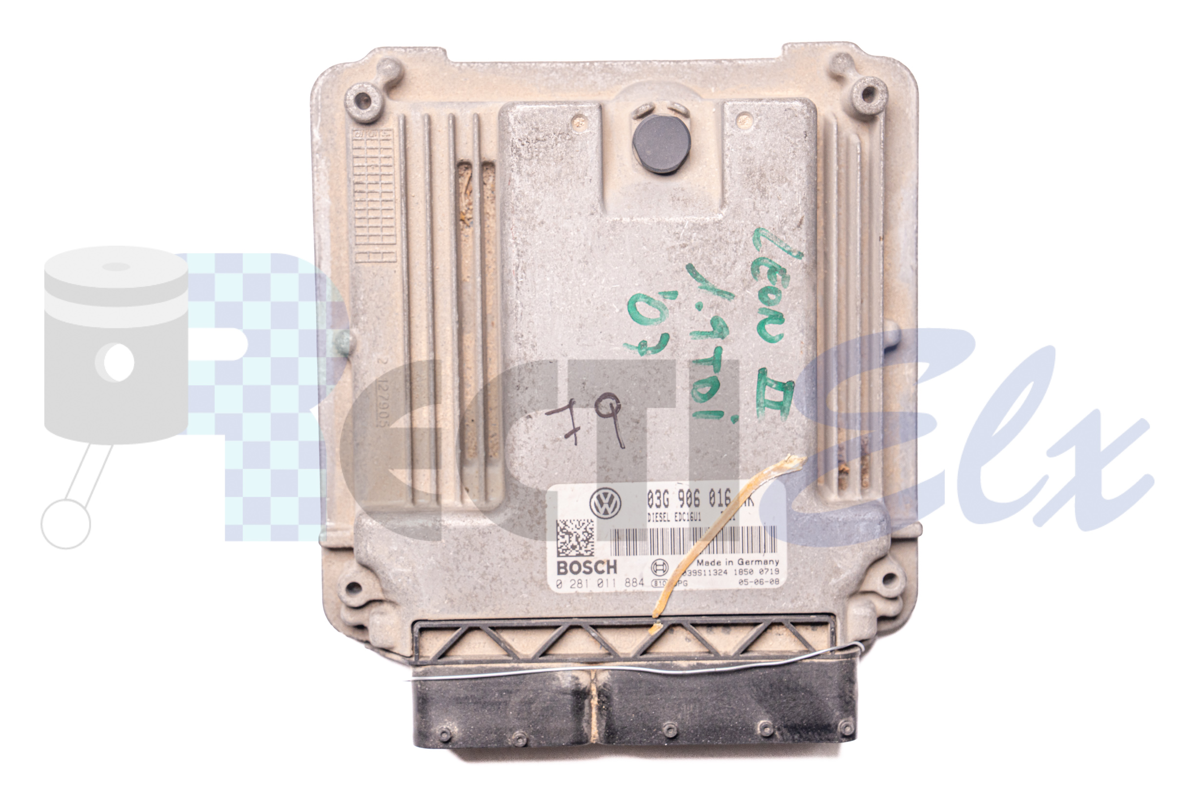 centralita de motor 0281011884 bosch (uce/ecu) para volkswagen, seat