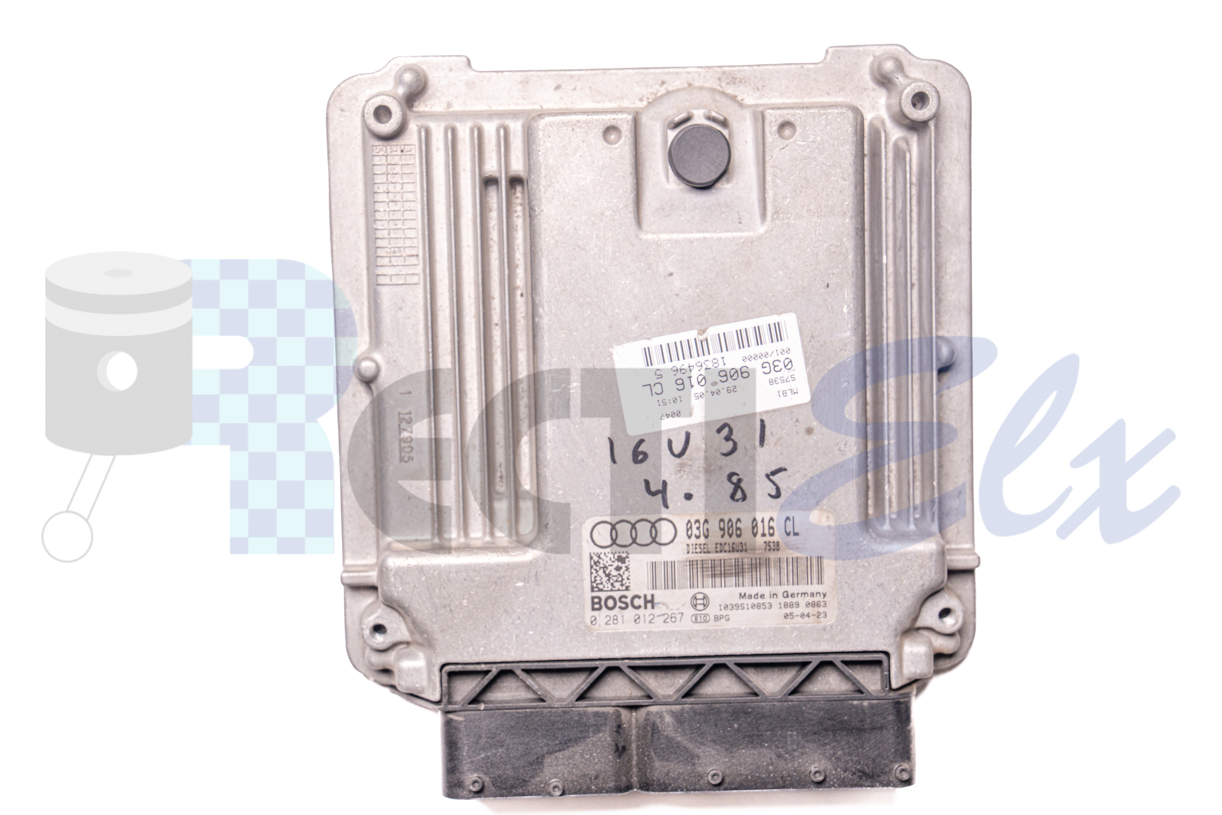 centralita de motor 0281012267 bosch (uce/ecu) para volkswagen, audi