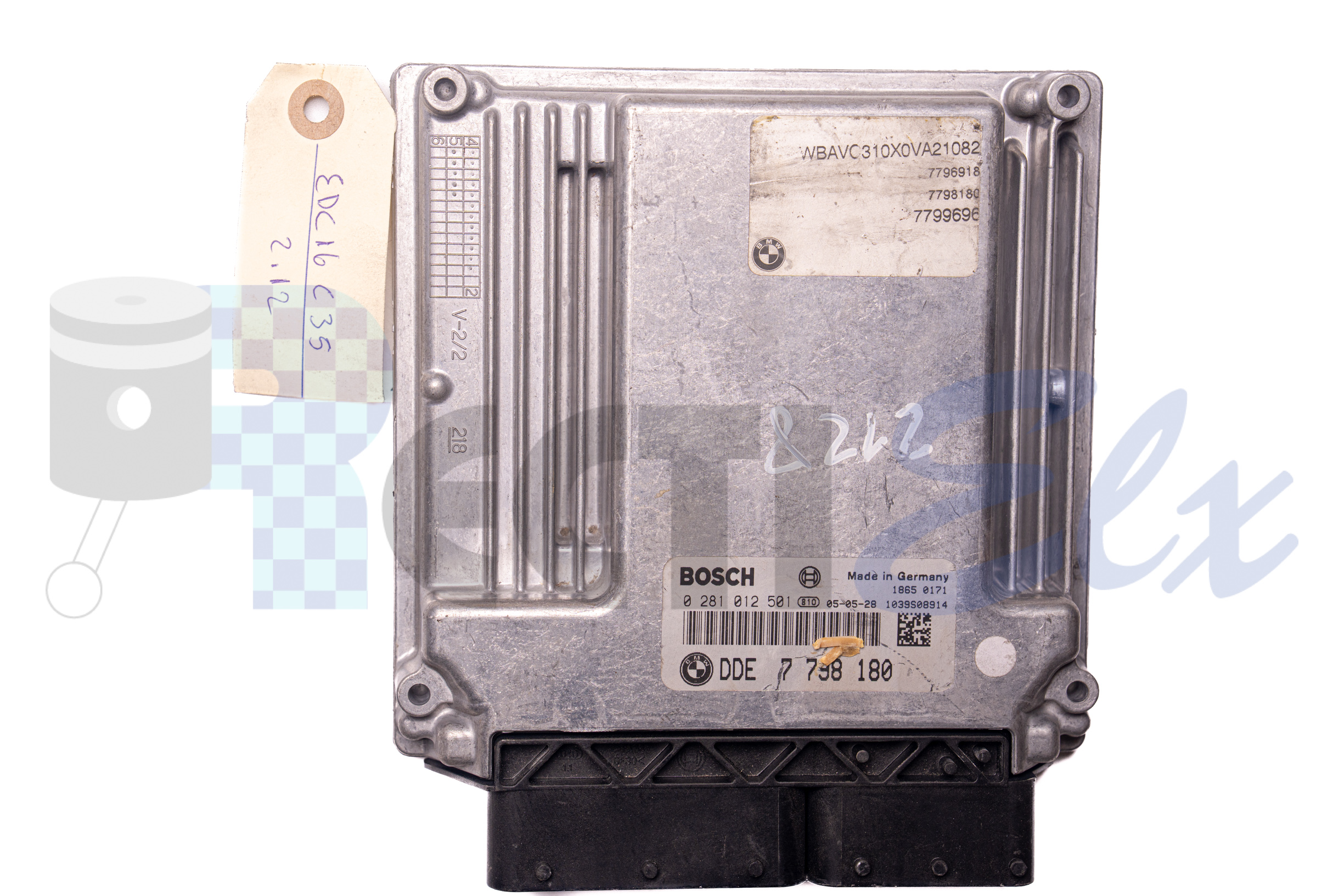 centralita de motor 0281012501 bosch (uce/ecu) para bmw
