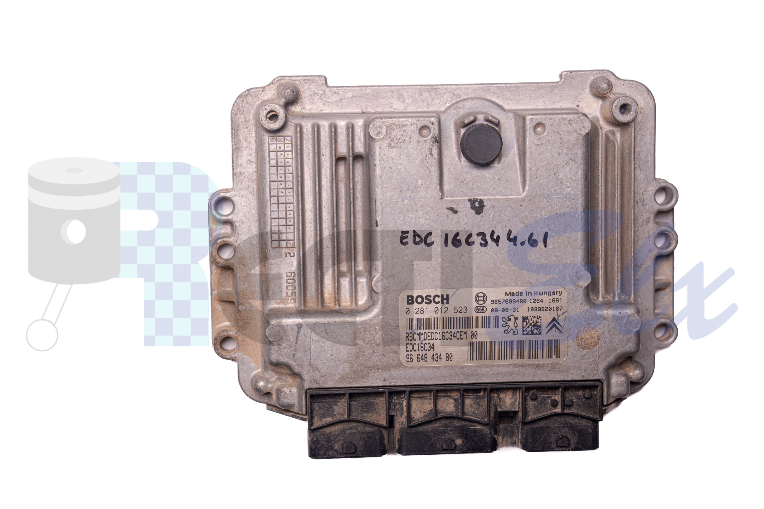 centralita de motor 0281012523 bosch (uce/ecu) para citroen, peugeot