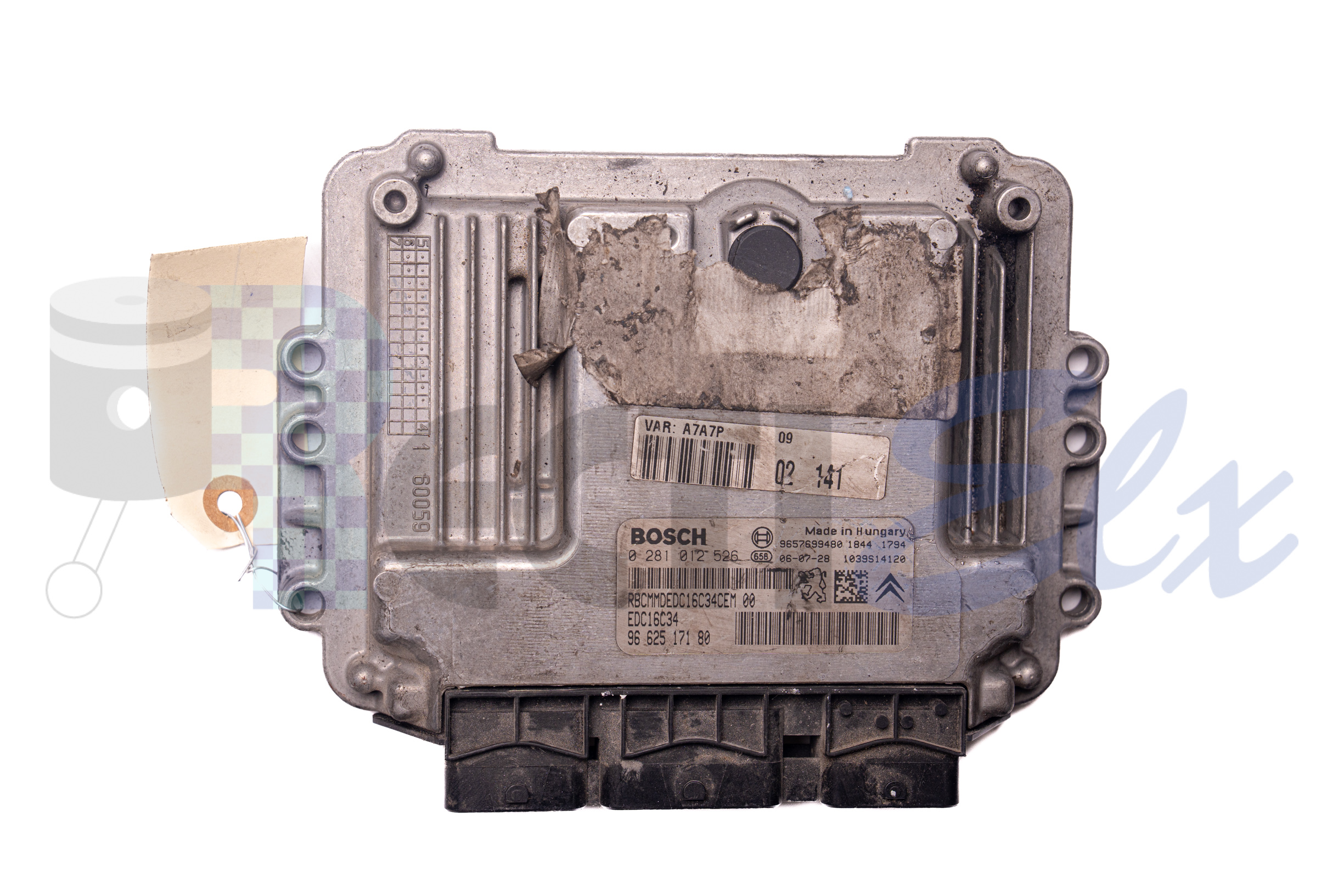 centralita de motor 0281012526 bosch (uce/ecu) para citroen, peugeot