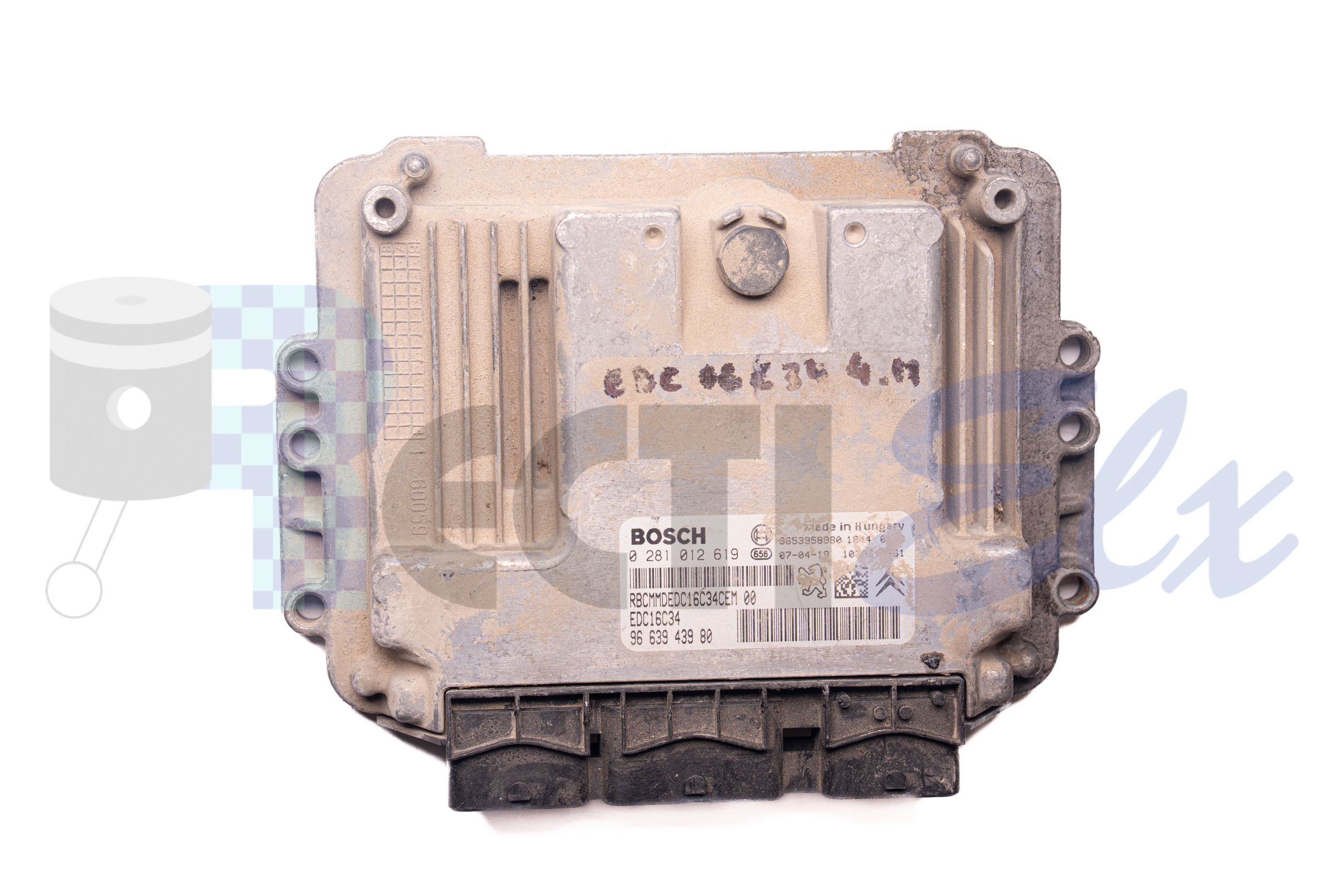 centralita de motor 0281012619 bosch (uce/ecu) para citroen, peugeot