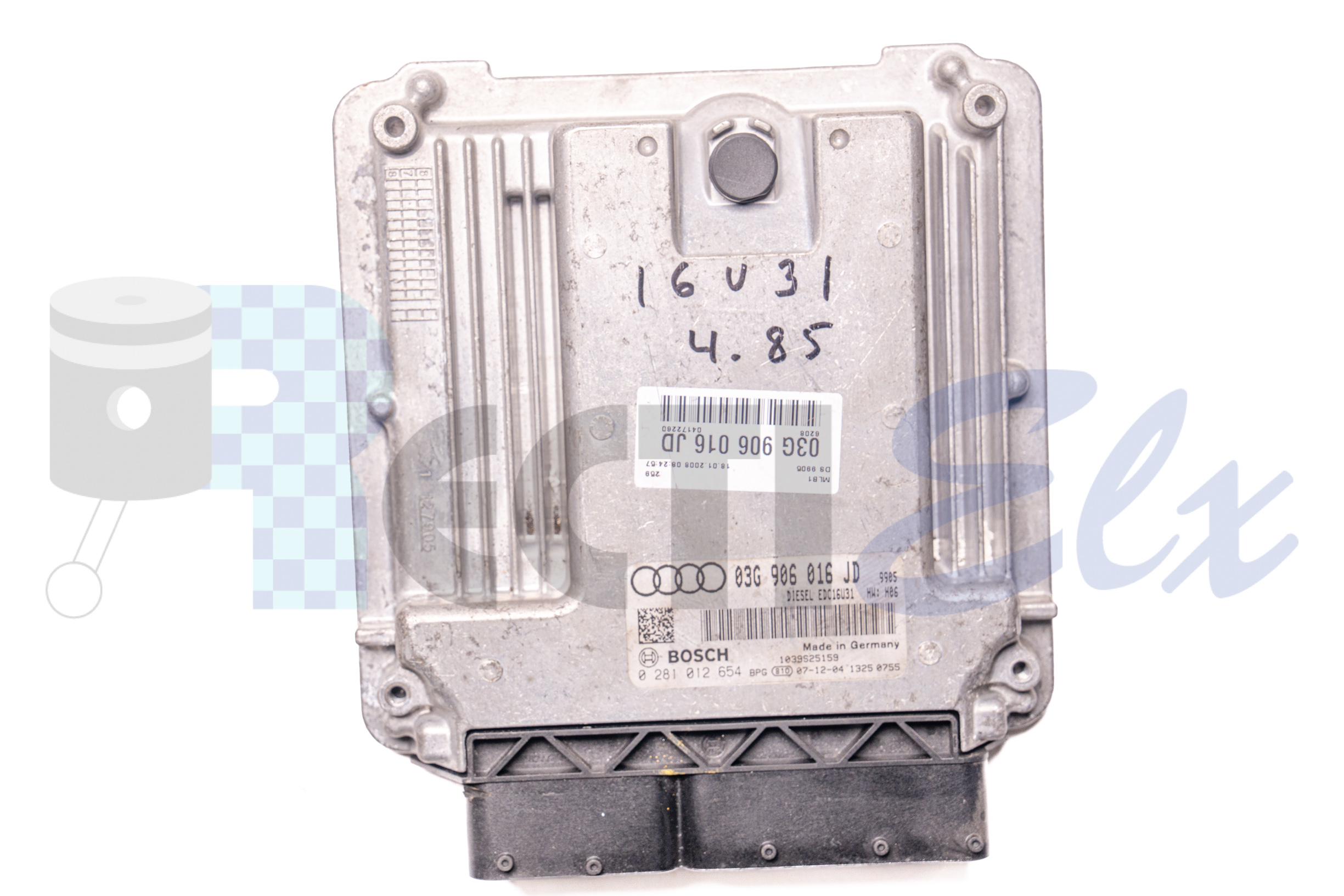 centralita de motor 0281012654 bosch (uce/ecu) para volkswagen, audi