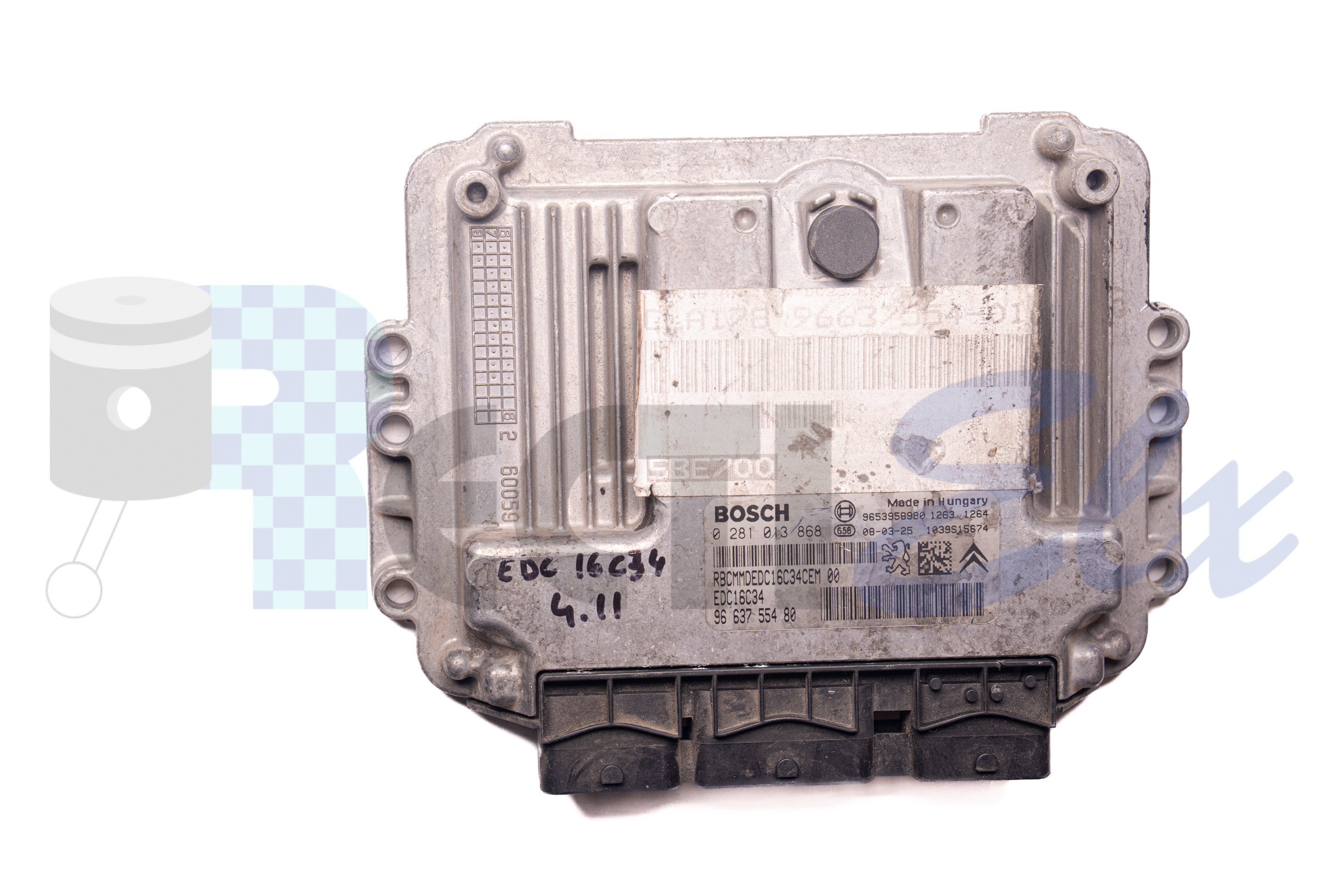 centralita de motor 0281013868 bosch (uce/ecu) para citroen, peugeot