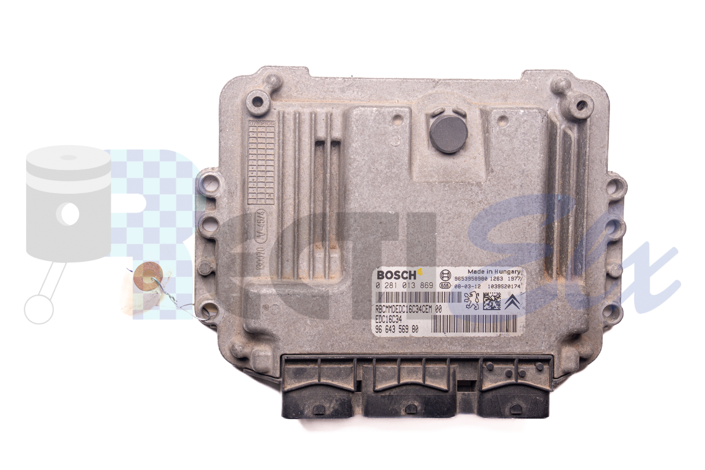 centralita de motor 0281013869 bosch (uce/ecu) para citroen, peugeot