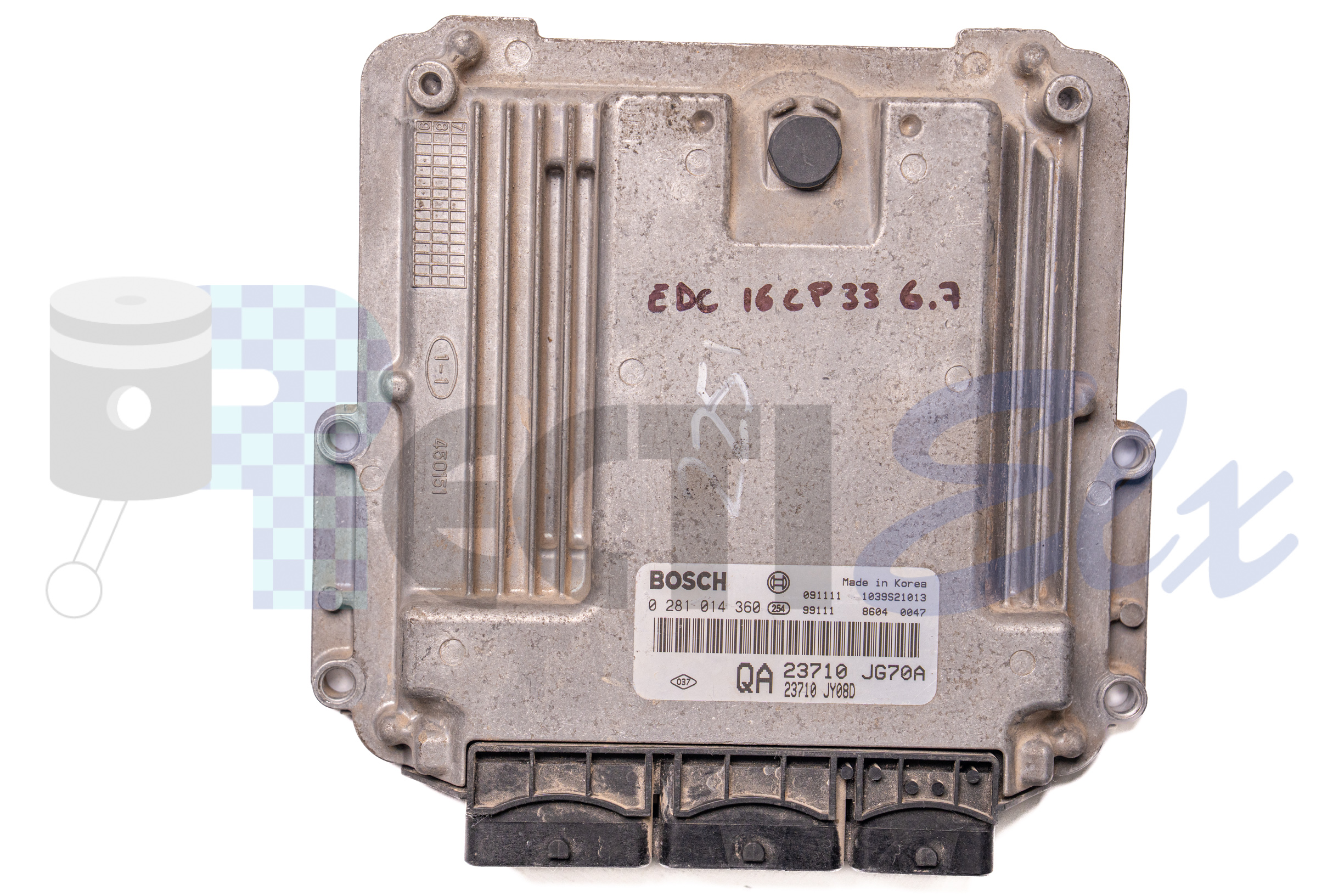 centralita de motor 0281014360 bosch (uce/ecu) para nissan, renault