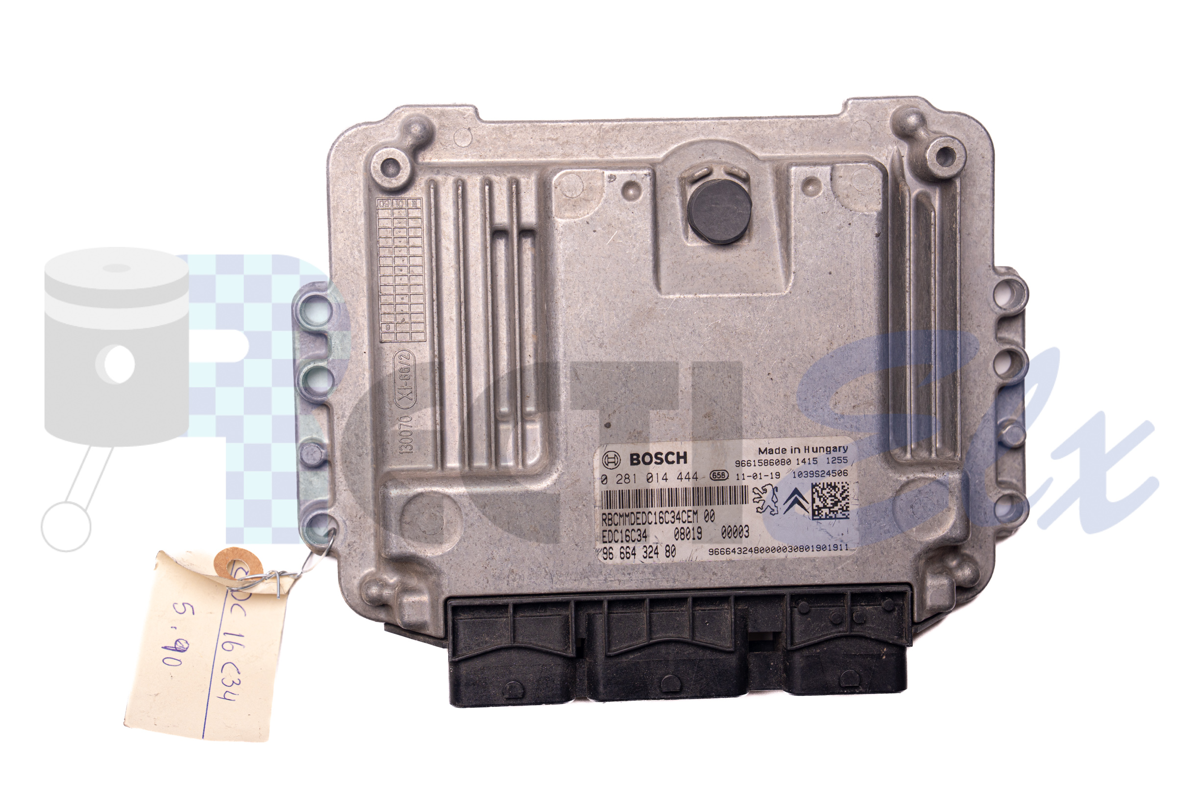 centralita de motor 0281014444 bosch (uce/ecu) para citroen, peugeot