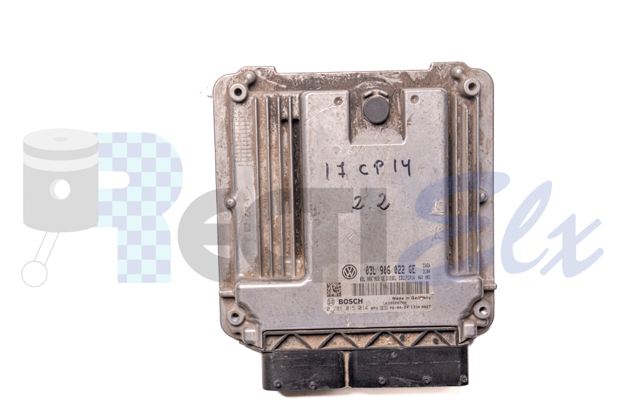 centralita de motor 0281015014 bosch (uce/ecu) para volkswagen, audi