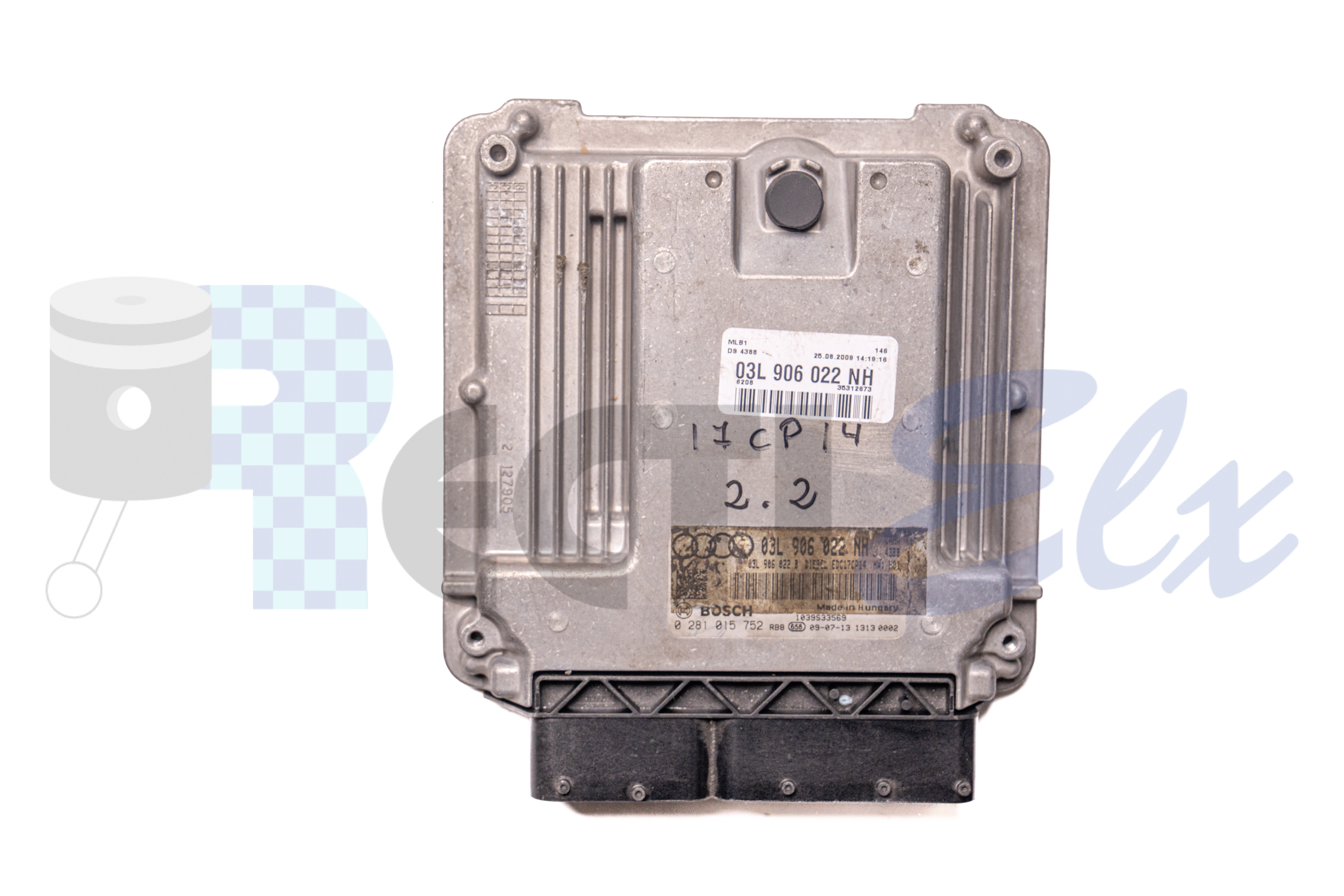 centralita de motor 0281015752 bosch (uce/ecu) para volkswagen, audi
