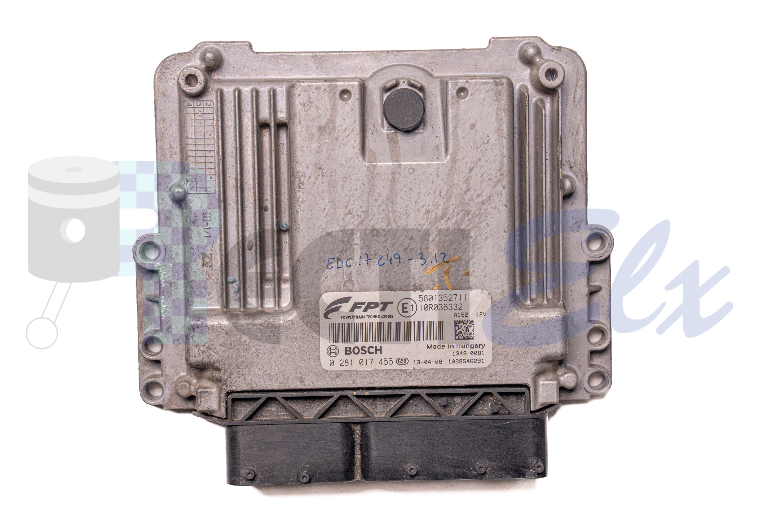 centralita de motor 0281017455 bosch (uce/ecu) para iveco