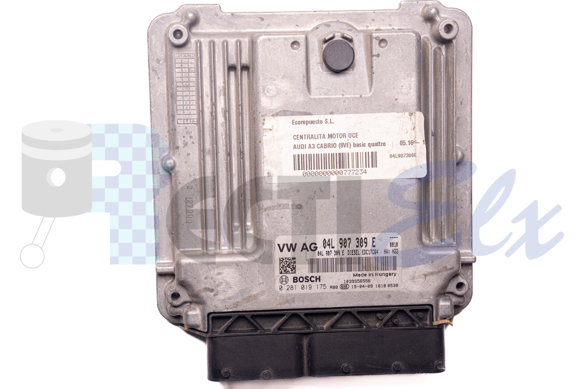 centralita de motor 0281019175 bosch (uce/ecu) para volkswagen