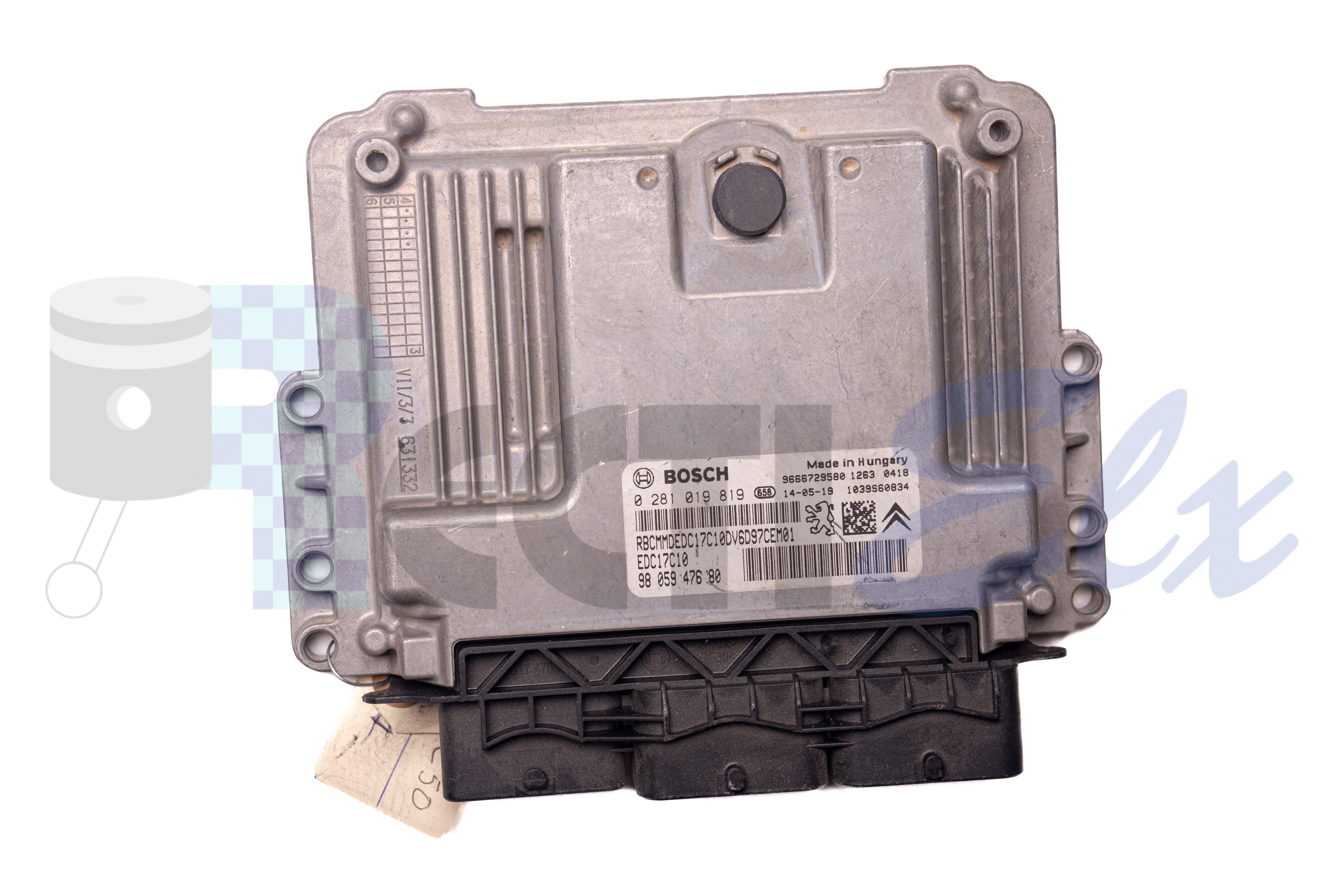 centralita de motor 0281019819 bosch (uce/ecu) para citroen, peugeot