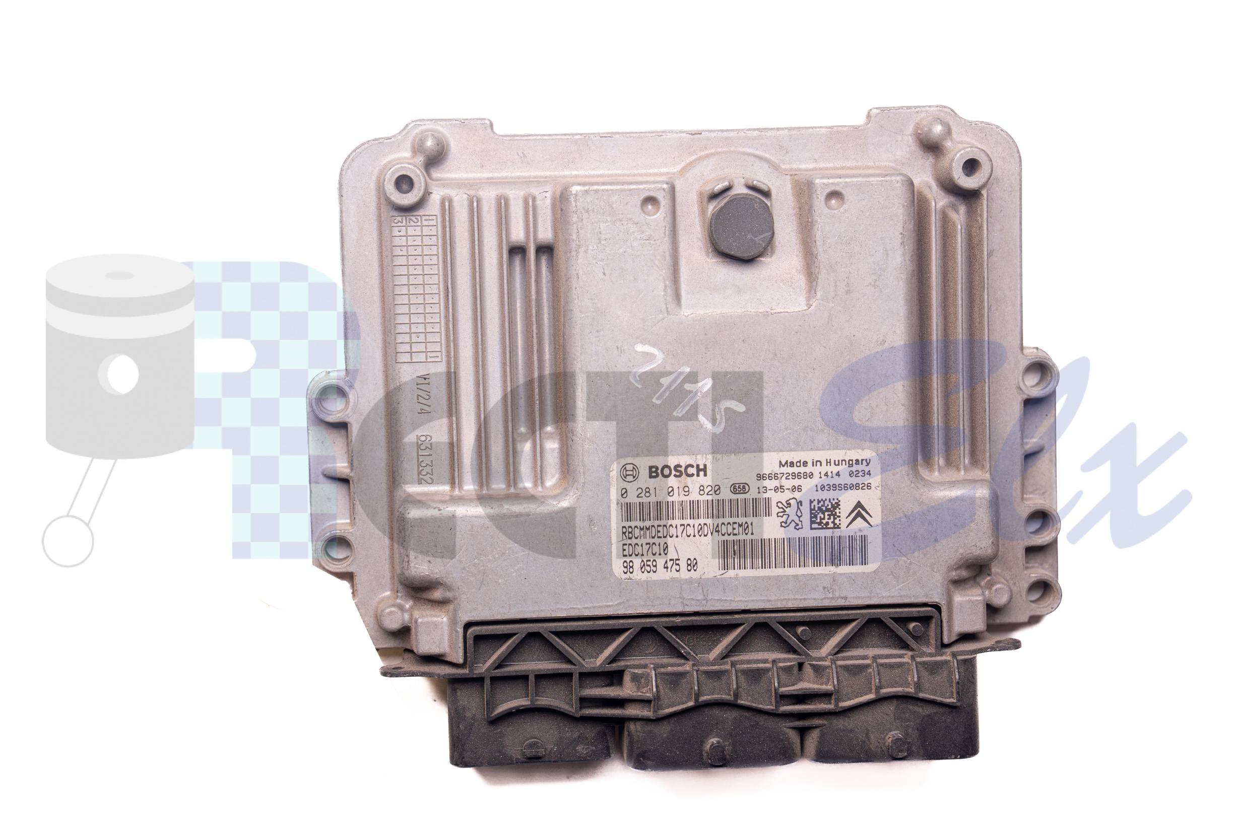 centralita de motor 0281019820 bosch (uce/ecu) para citroen, peugeot