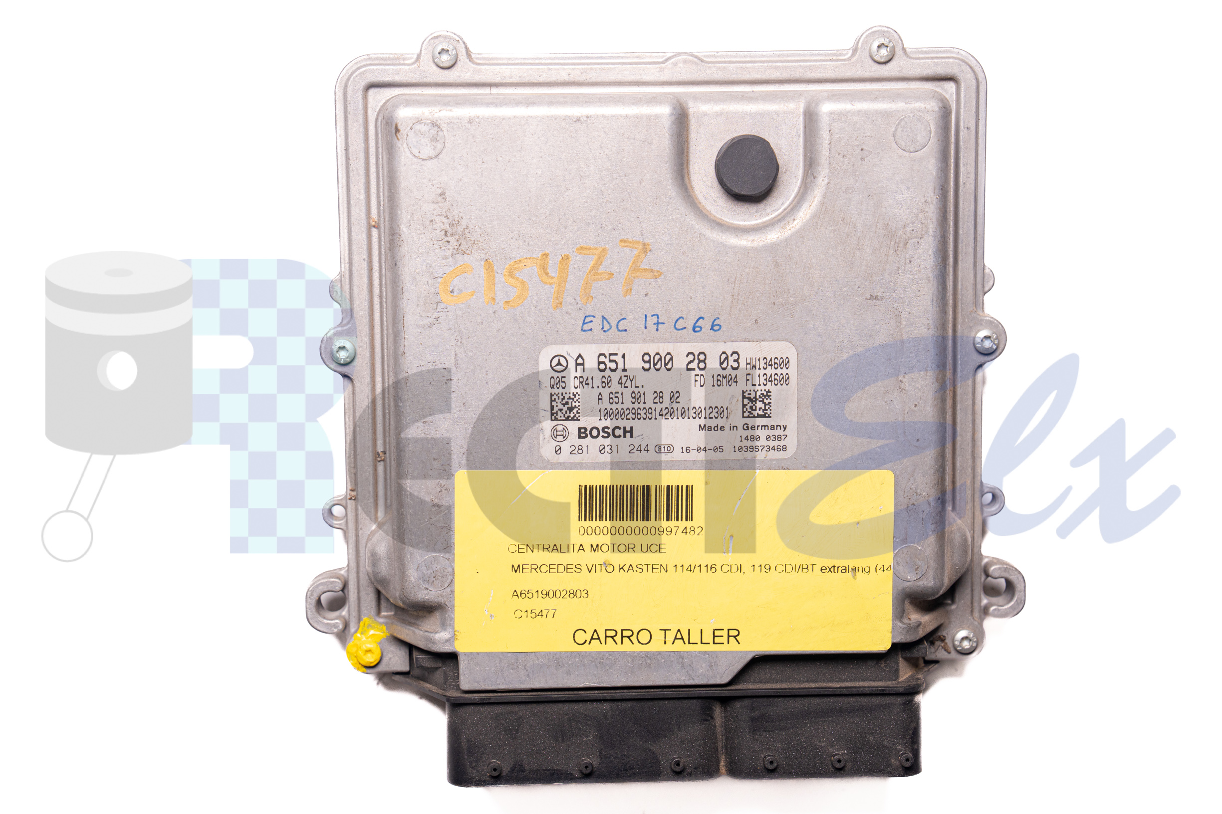 centralita de motor 0281031244 bosch (uce/ecu) para mercedes