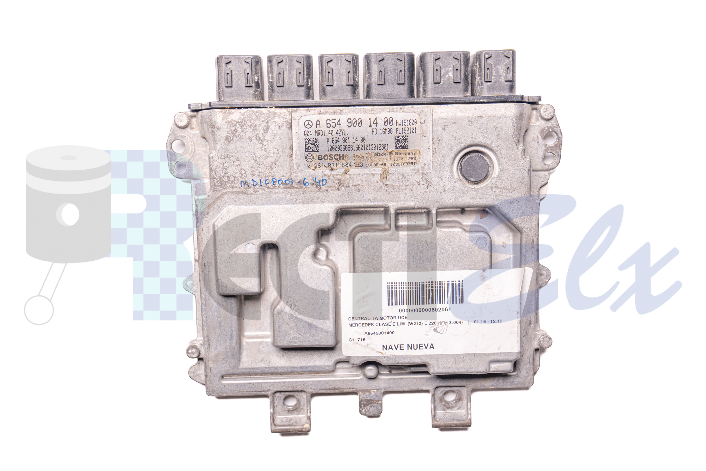 centralita de motor 0281031884 bosch (uce/ecu) para mercedes