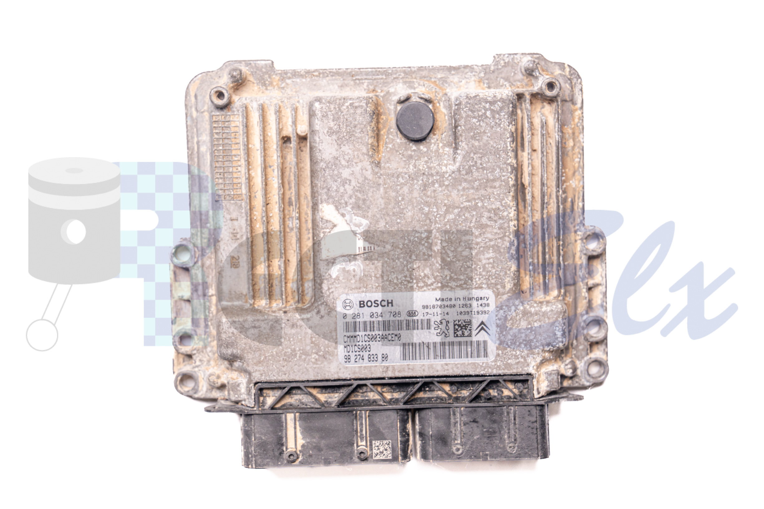 centralita de motor 0281034708 bosch (uce/ecu) para citroen, peugeot, opel